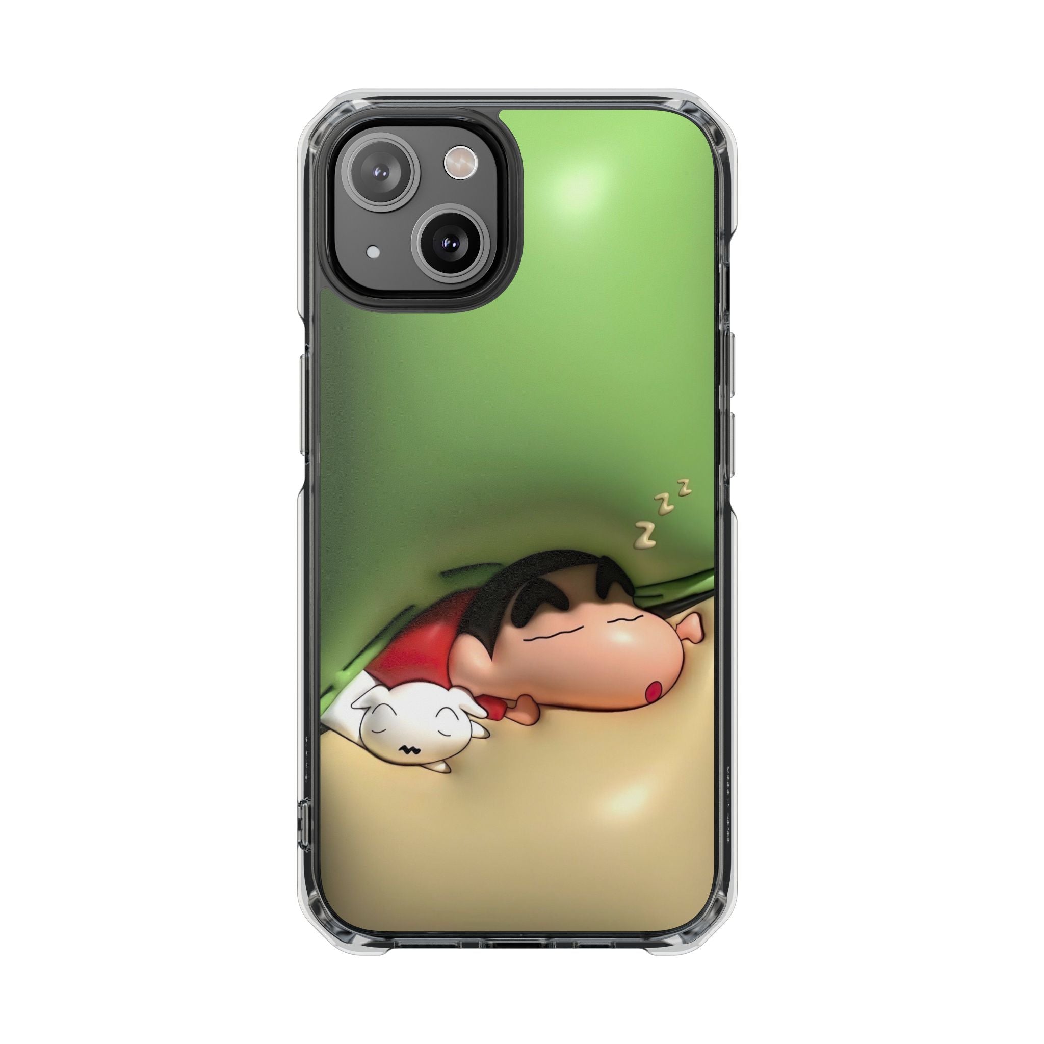 Cute Cartoon Magnetic Phone Case, Clear Impact Case, Fun Phone Cover for Kids, Gift for Anime Lovers, Unique Phone Accessory
