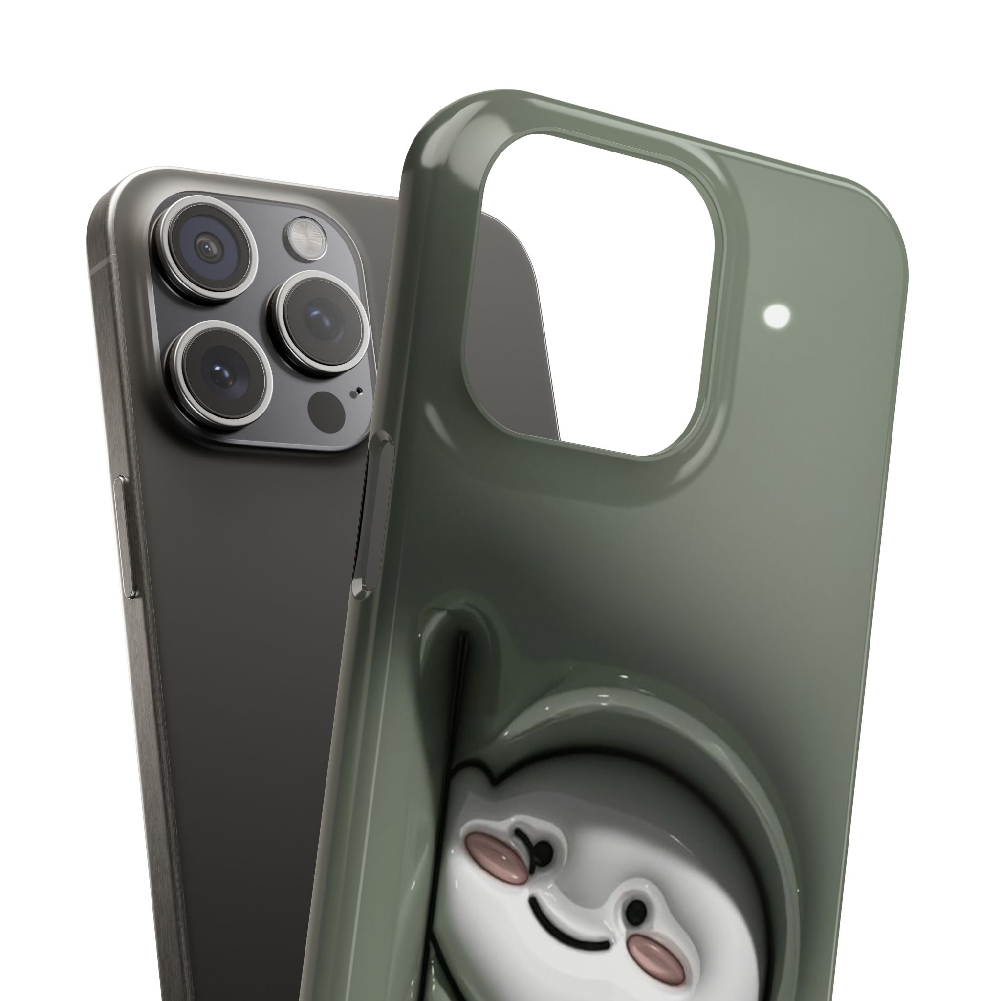 Cute Character Slim Phone Case | Whimsical Protection for Phones | Aesthetic Gift for Teens | Adorable Accessories | Trendy Tech Cases