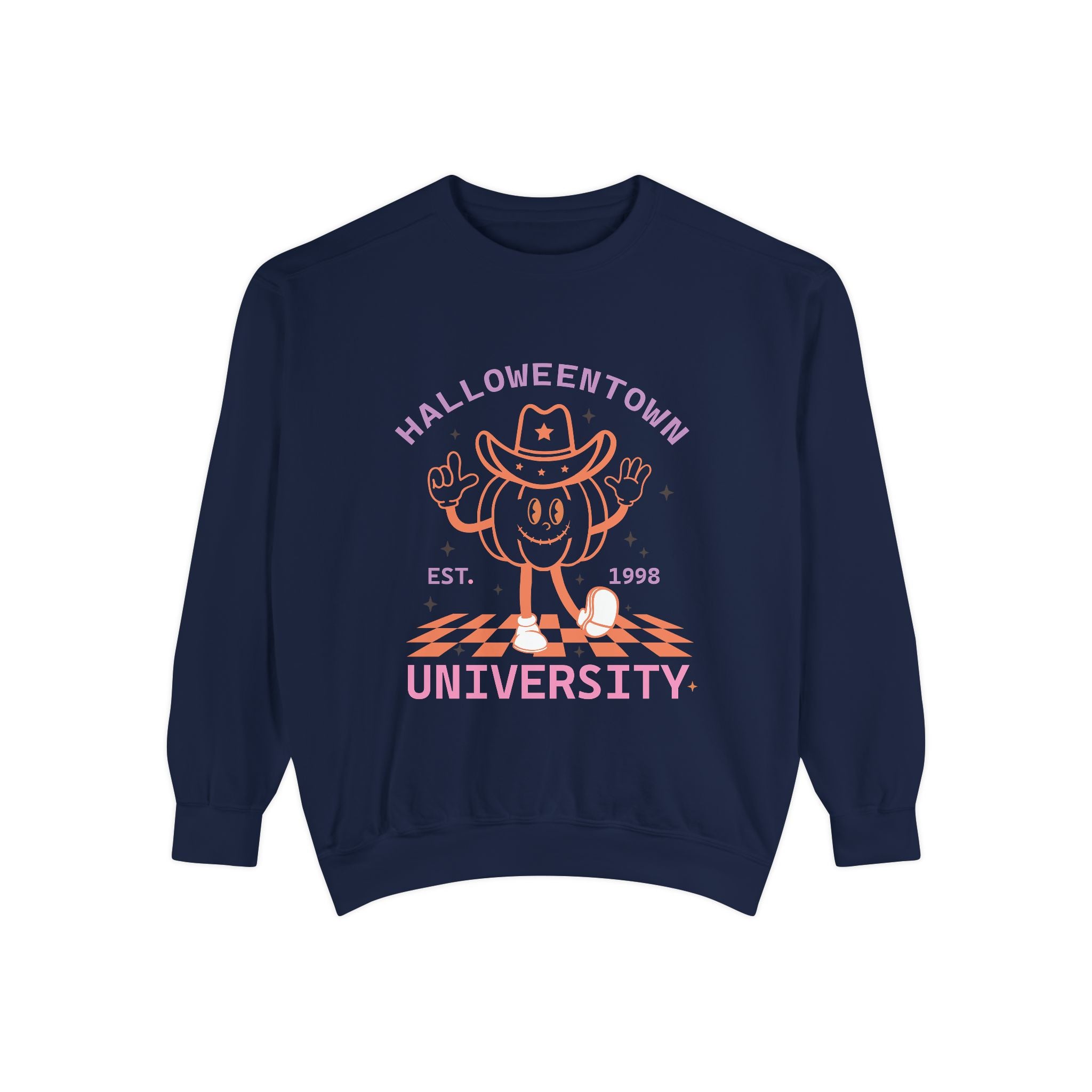 Halloween Town Sweatshirt, Cozy Fall Apparel, Unisex Halloween Clothing, Funny Sweatshirt, Trick or Treat Outfit, Gift for Halloween Lovers