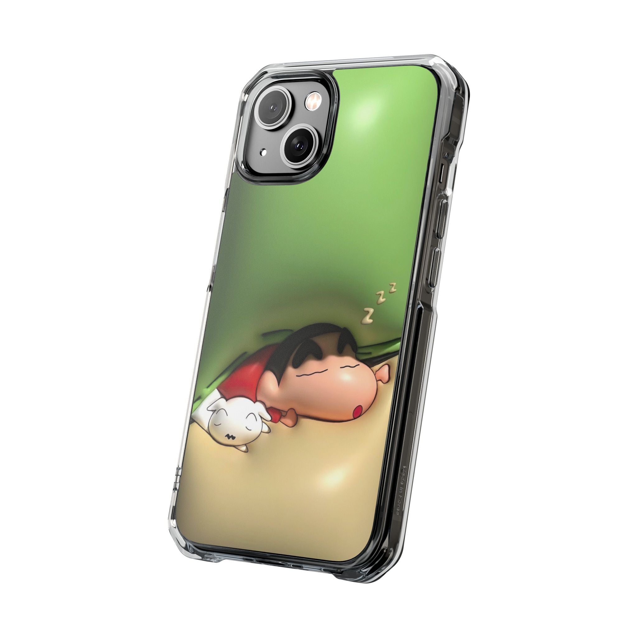 Cute Cartoon Magnetic Phone Case, Clear Impact Case, Fun Phone Cover for Kids, Gift for Anime Lovers, Unique Phone Accessory