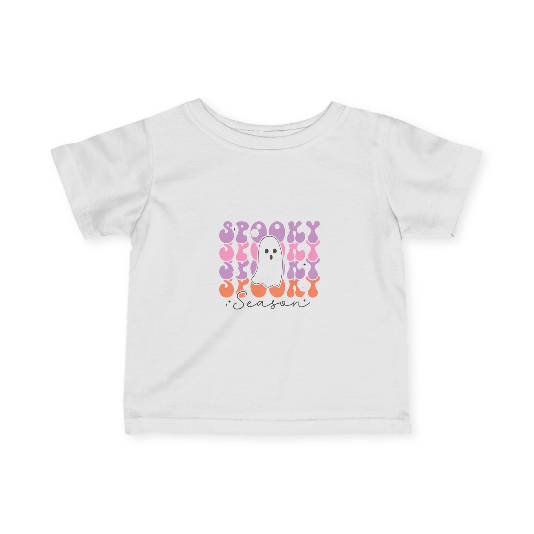 Infant Ghostly Fun Tee, Cute Halloween Baby T-Shirt, Spooky Season Kids Apparel, Toddler Ghost Shirt, Halloween Gift for Baby, Fall Fashion