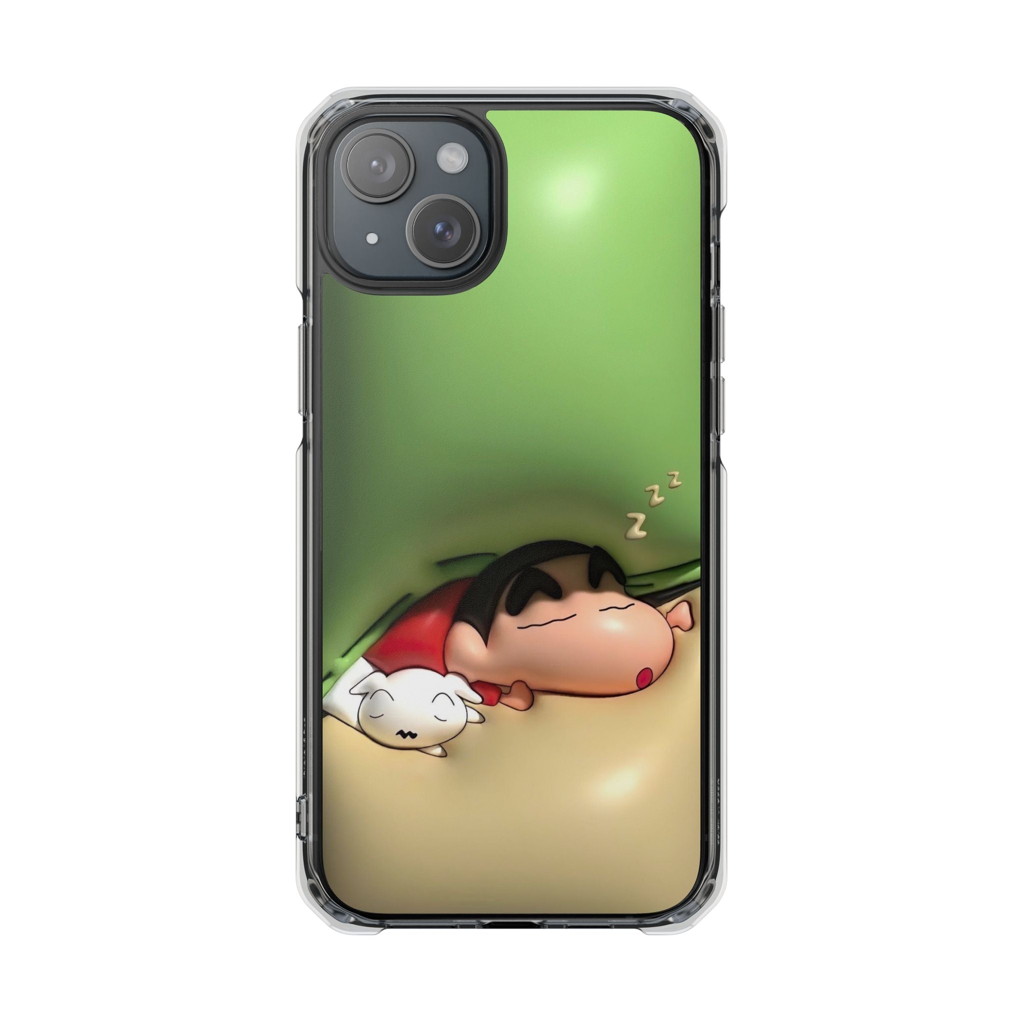 Cute Cartoon Magnetic Phone Case, Clear Impact Case, Fun Phone Cover for Kids, Gift for Anime Lovers, Unique Phone Accessory