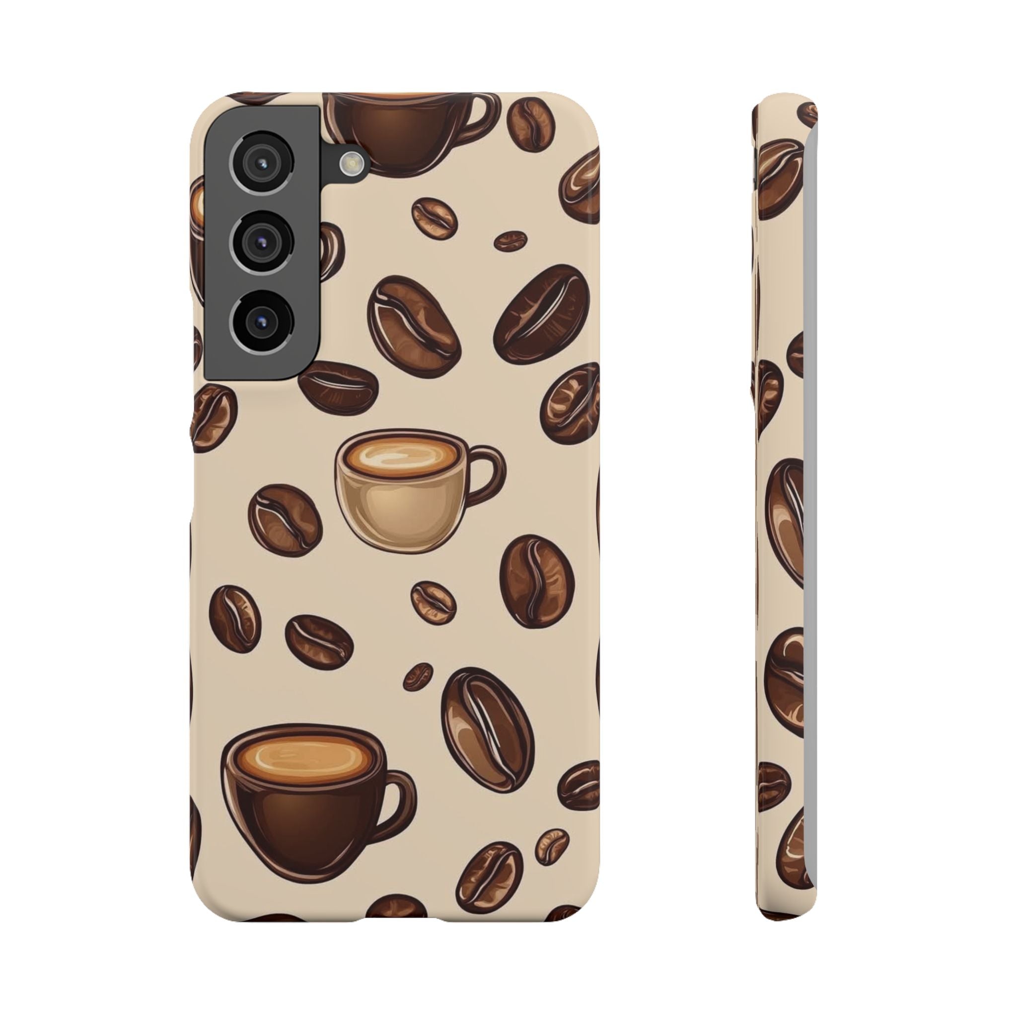 Coffee Lover Snap Cases - Cute Coffee-Themed Phone Cover for Baristas, Gifts for Coffee Enthusiasts, Fall Decor, Unique Phone Accessory