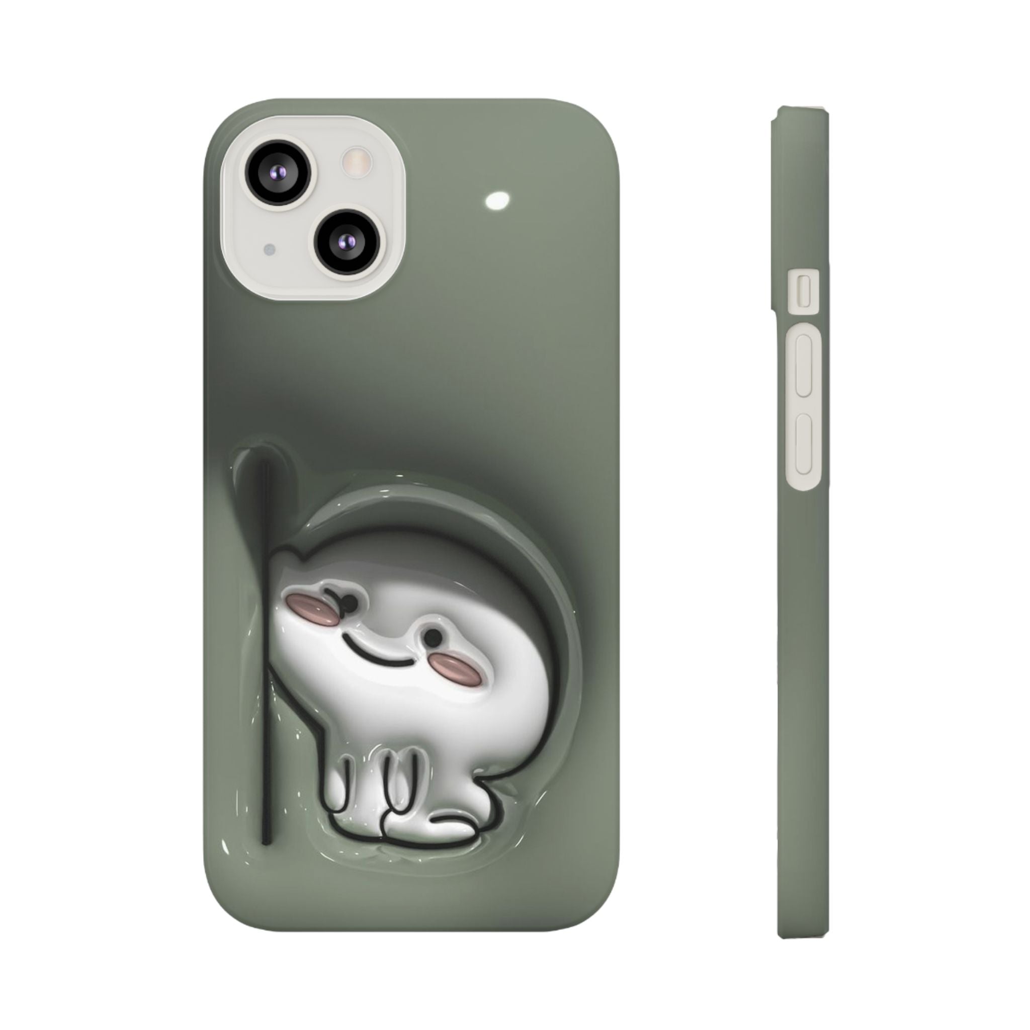 Cute Character Slim Phone Case | Whimsical Protection for Phones | Aesthetic Gift for Teens | Adorable Accessories | Trendy Tech Cases