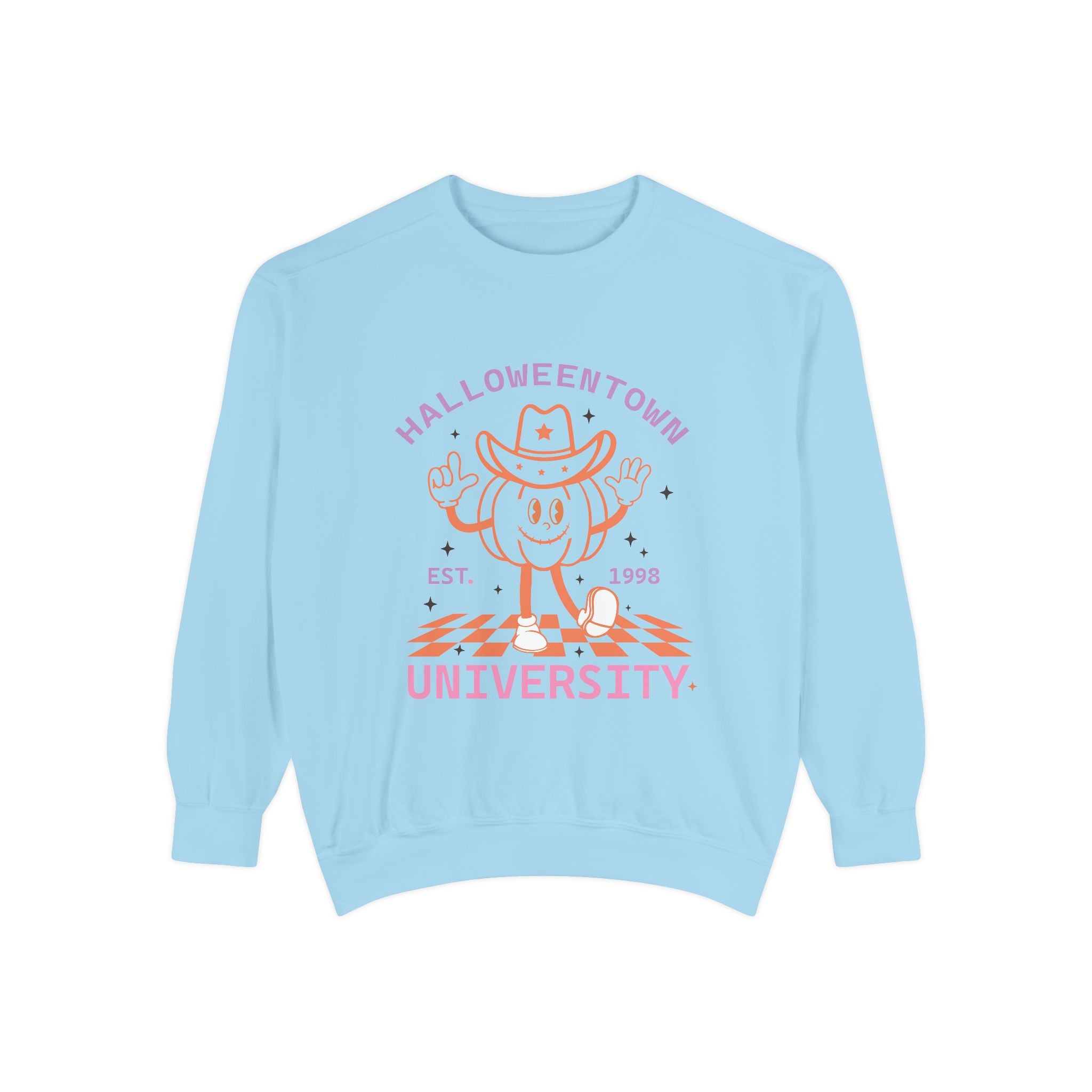 Halloween Town Sweatshirt, Cozy Fall Apparel, Unisex Halloween Clothing, Funny Sweatshirt, Trick or Treat Outfit, Gift for Halloween Lovers
