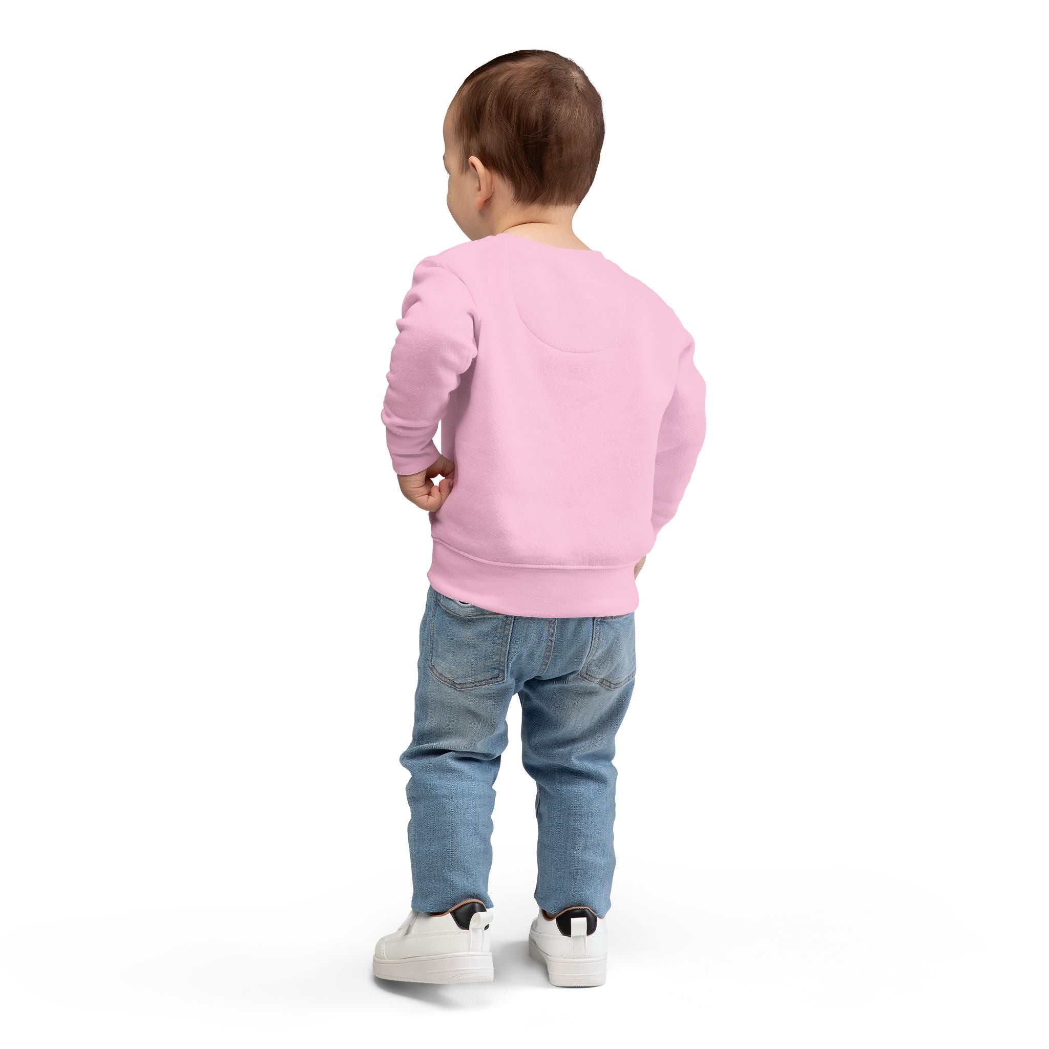 Toddler Sweatshirt Cozy and Durable 60/40 Cotton Polyester Fleece Blend - Threads & Echo