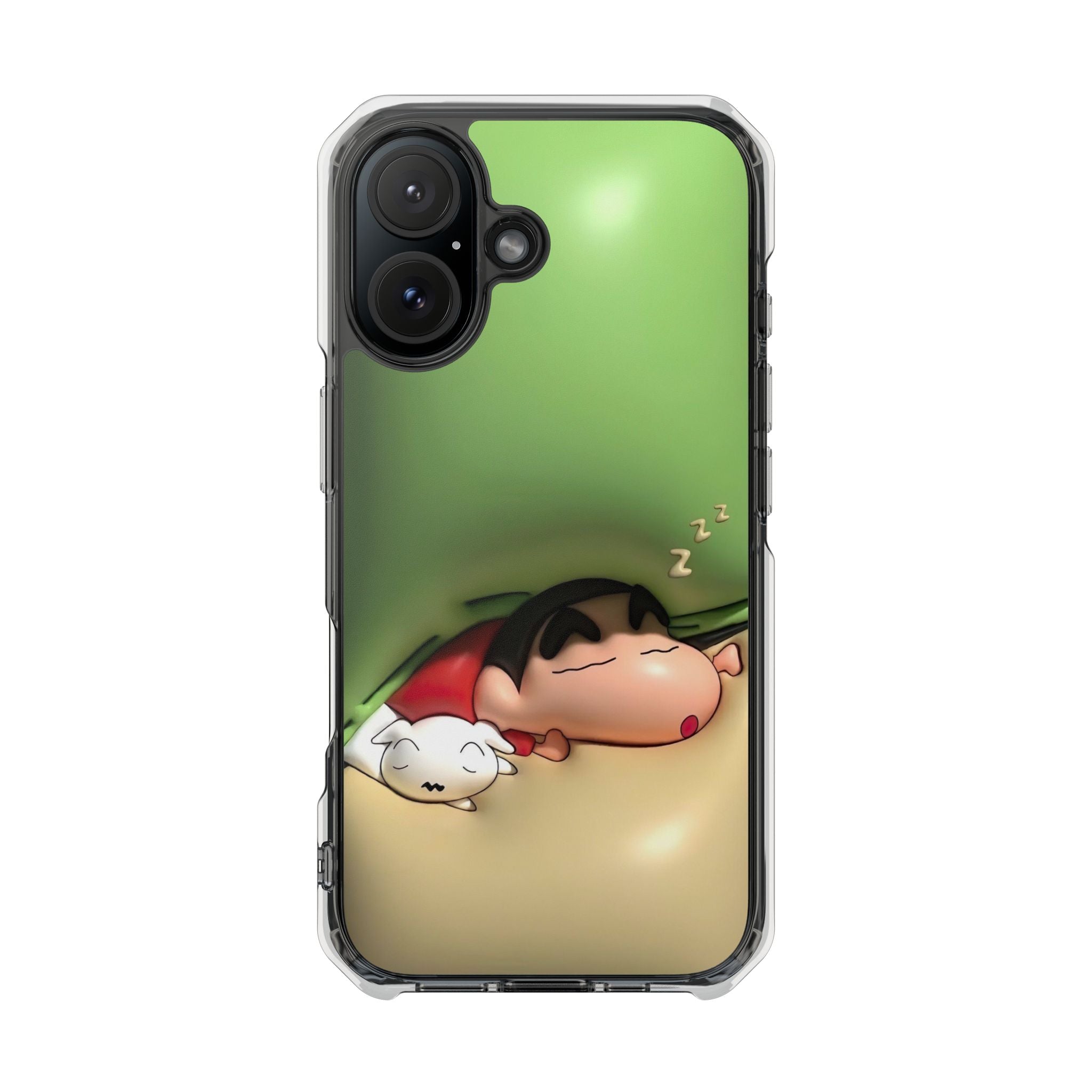 Cute Cartoon Magnetic Phone Case, Clear Impact Case, Fun Phone Cover for Kids, Gift for Anime Lovers, Unique Phone Accessory