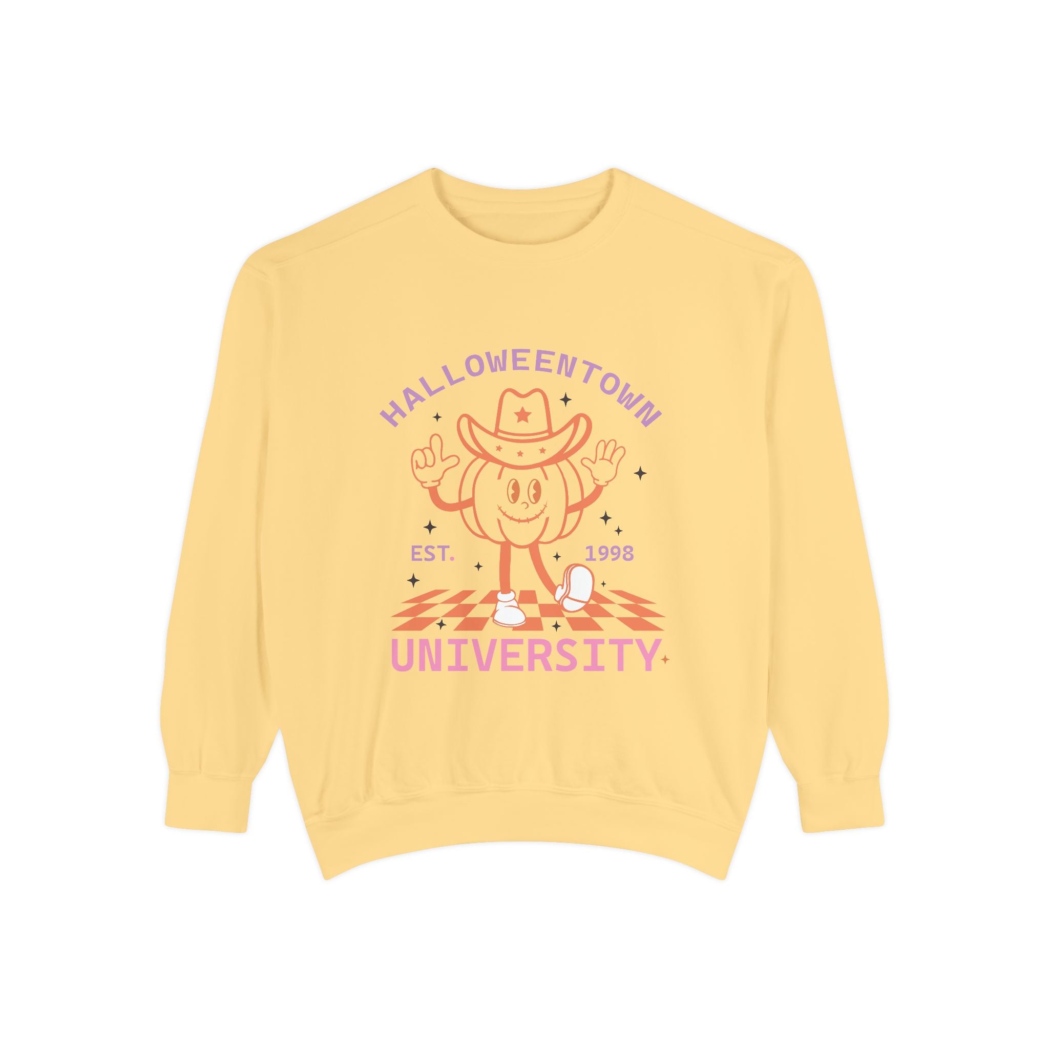 Halloween Town Sweatshirt, Cozy Fall Apparel, Unisex Halloween Clothing, Funny Sweatshirt, Trick or Treat Outfit, Gift for Halloween Lovers