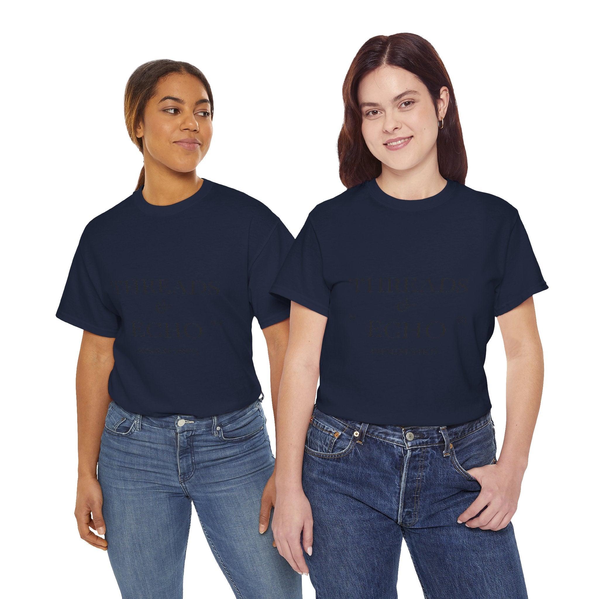 Classic Graphic Tee, Casual Everyday Wear, Unisex Cotton Shirt, Gift for Her/Him, Trendy Streetwear, Birthday/Anniversary/Graduation Gift - Threads & Echo