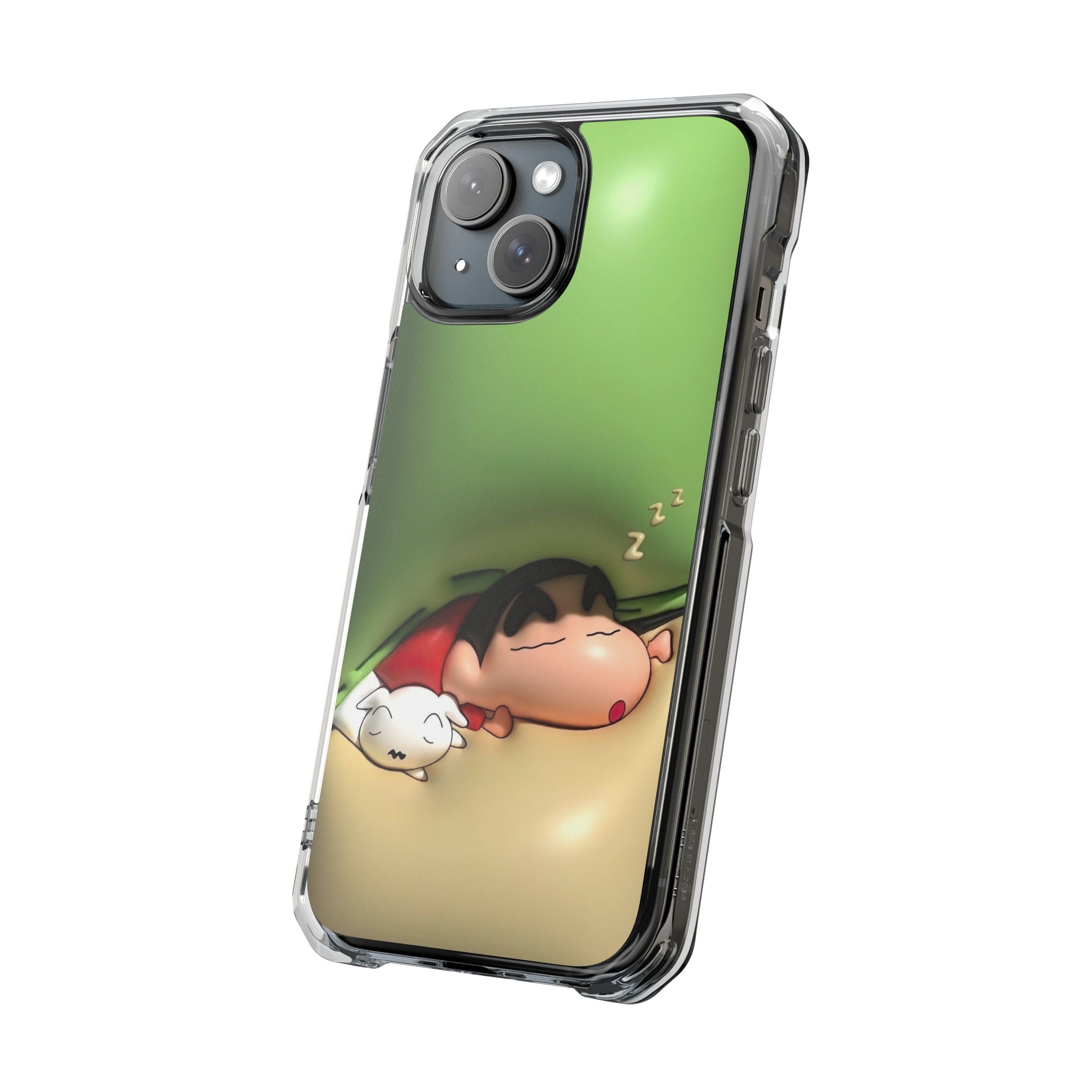 Cute Cartoon Magnetic Phone Case, Clear Impact Case, Fun Phone Cover for Kids, Gift for Anime Lovers, Unique Phone Accessory