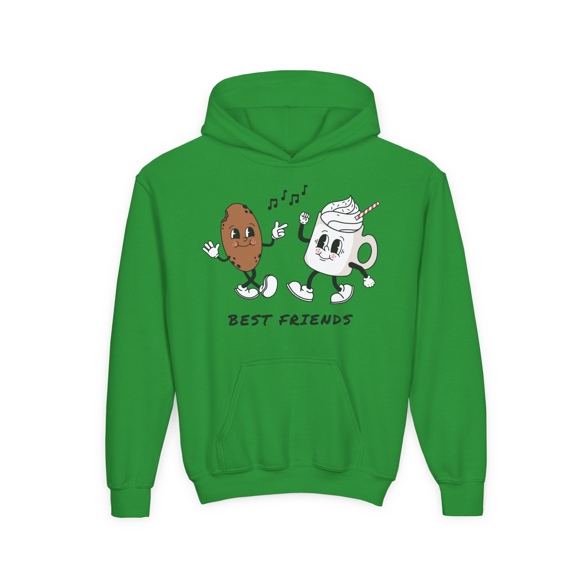 Best Friends Youth Hoodie - Cute Friendship Sweatshirt for Kids, Gift for Besties, Matching Outfit, Cozy Wear for Playdates - Threads & Echo
