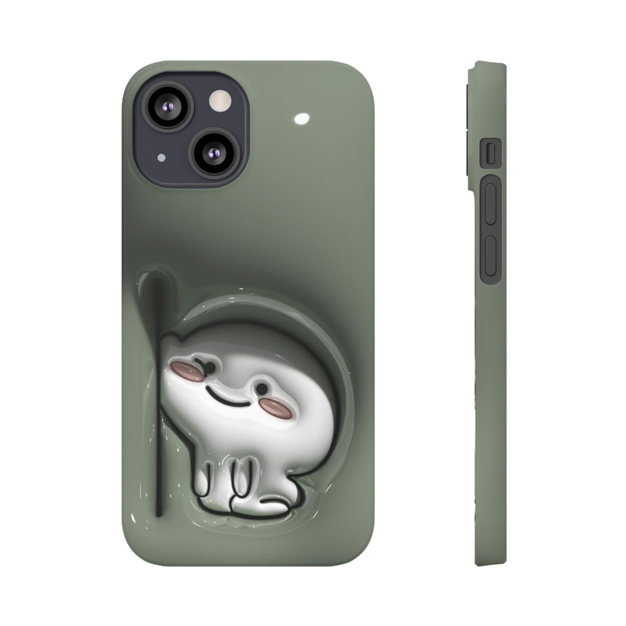 Cute Character Slim Phone Case | Whimsical Protection for Phones | Aesthetic Gift for Teens | Adorable Accessories | Trendy Tech Cases