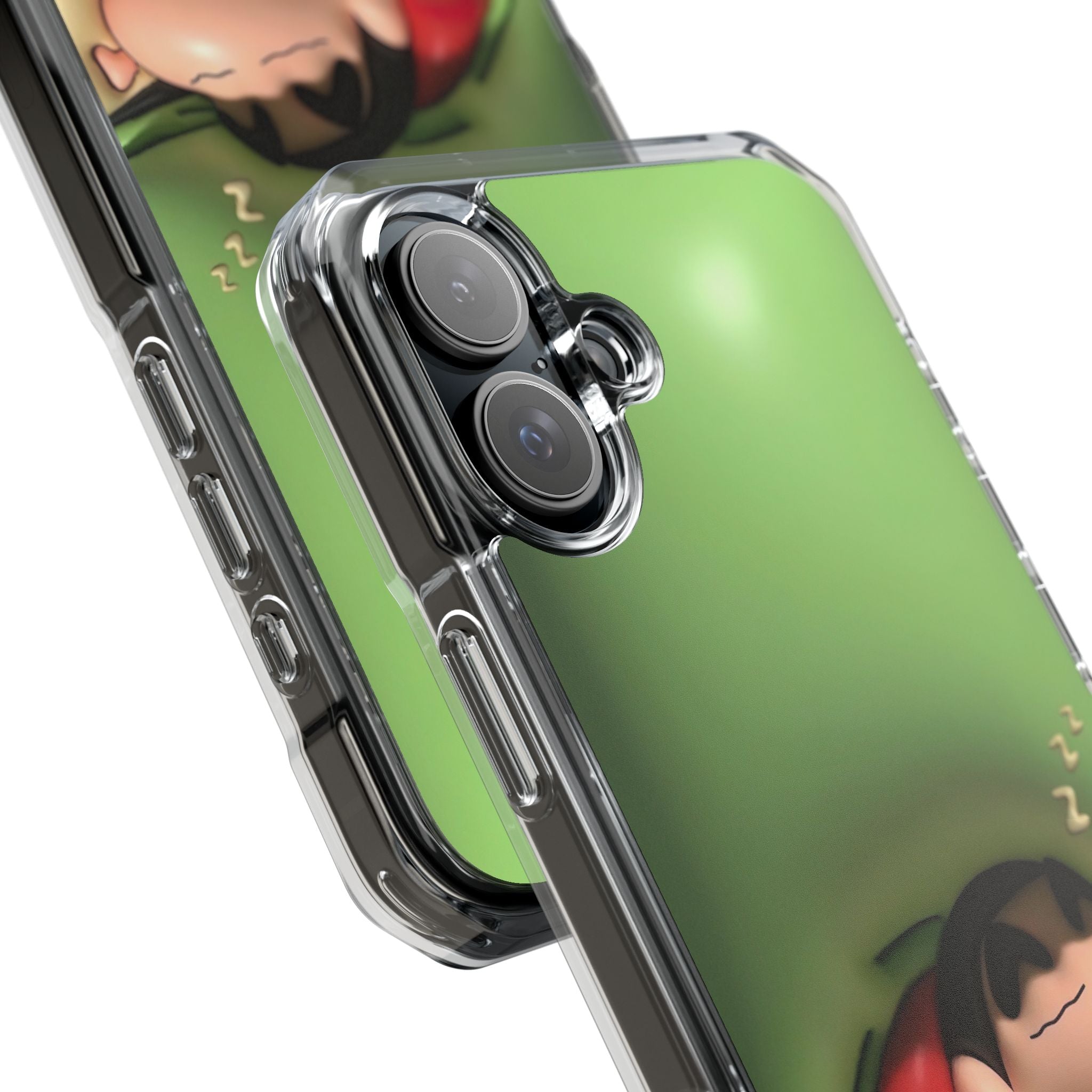Cute Cartoon Magnetic Phone Case, Clear Impact Case, Fun Phone Cover for Kids, Gift for Anime Lovers, Unique Phone Accessory
