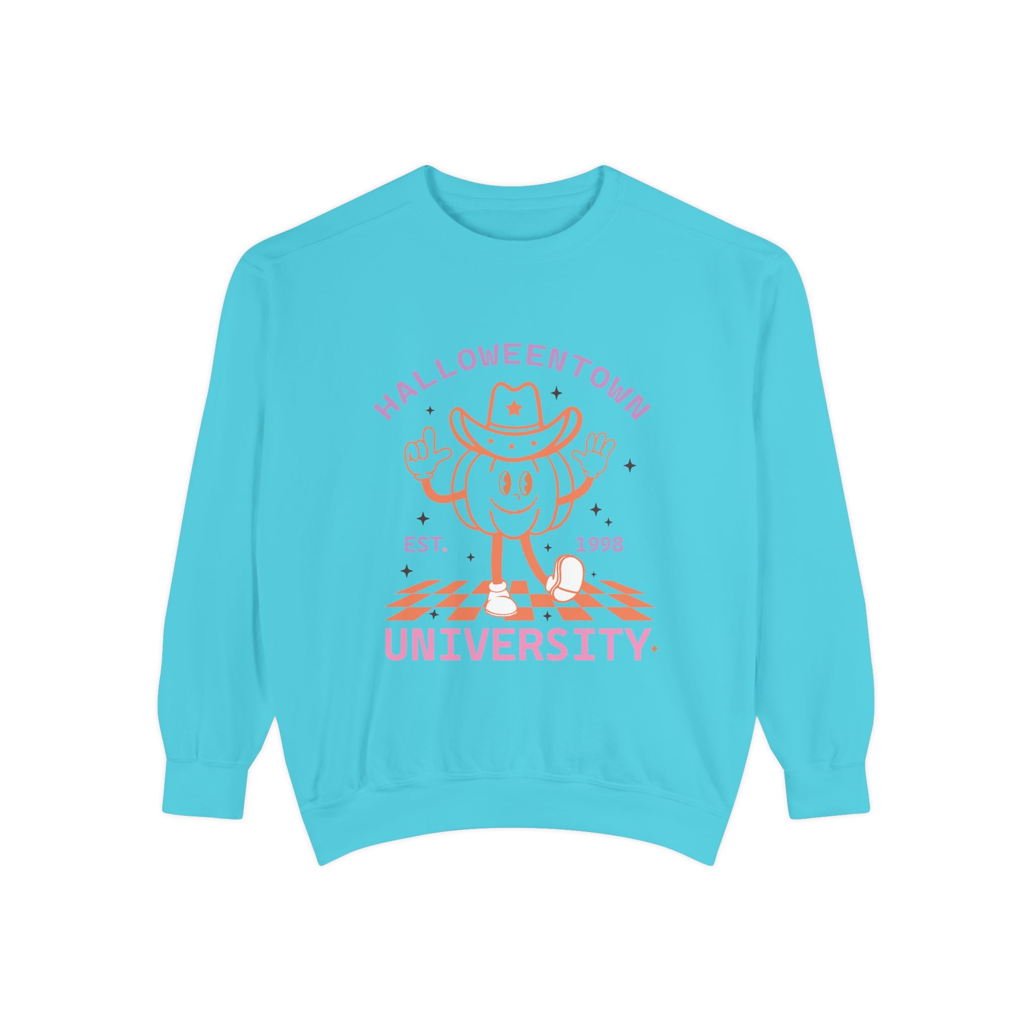 Halloween Town Sweatshirt, Cozy Fall Apparel, Unisex Halloween Clothing, Funny Sweatshirt, Trick or Treat Outfit, Gift for Halloween Lovers