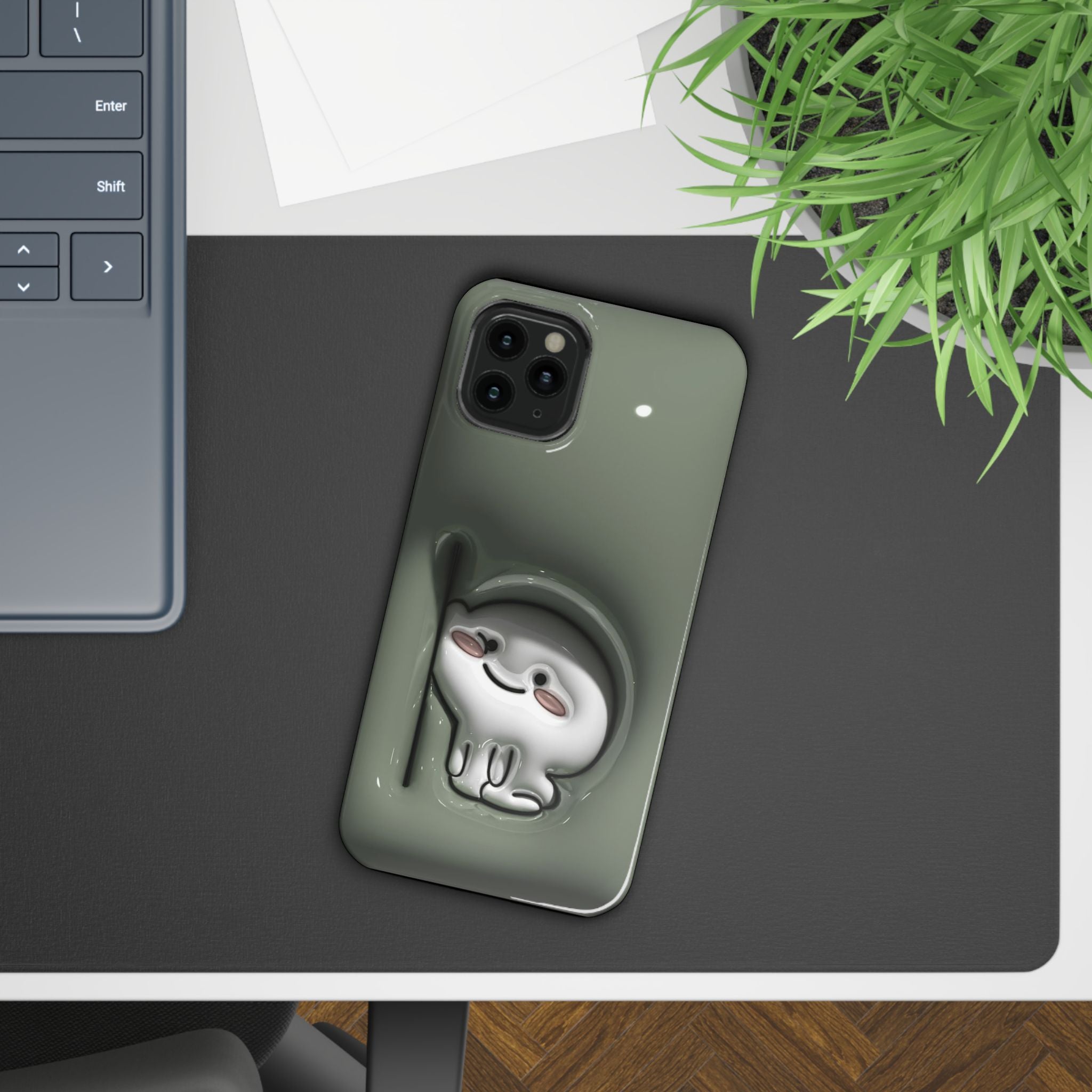 Cute Character Slim Phone Case | Whimsical Protection for Phones | Aesthetic Gift for Teens | Adorable Accessories | Trendy Tech Cases
