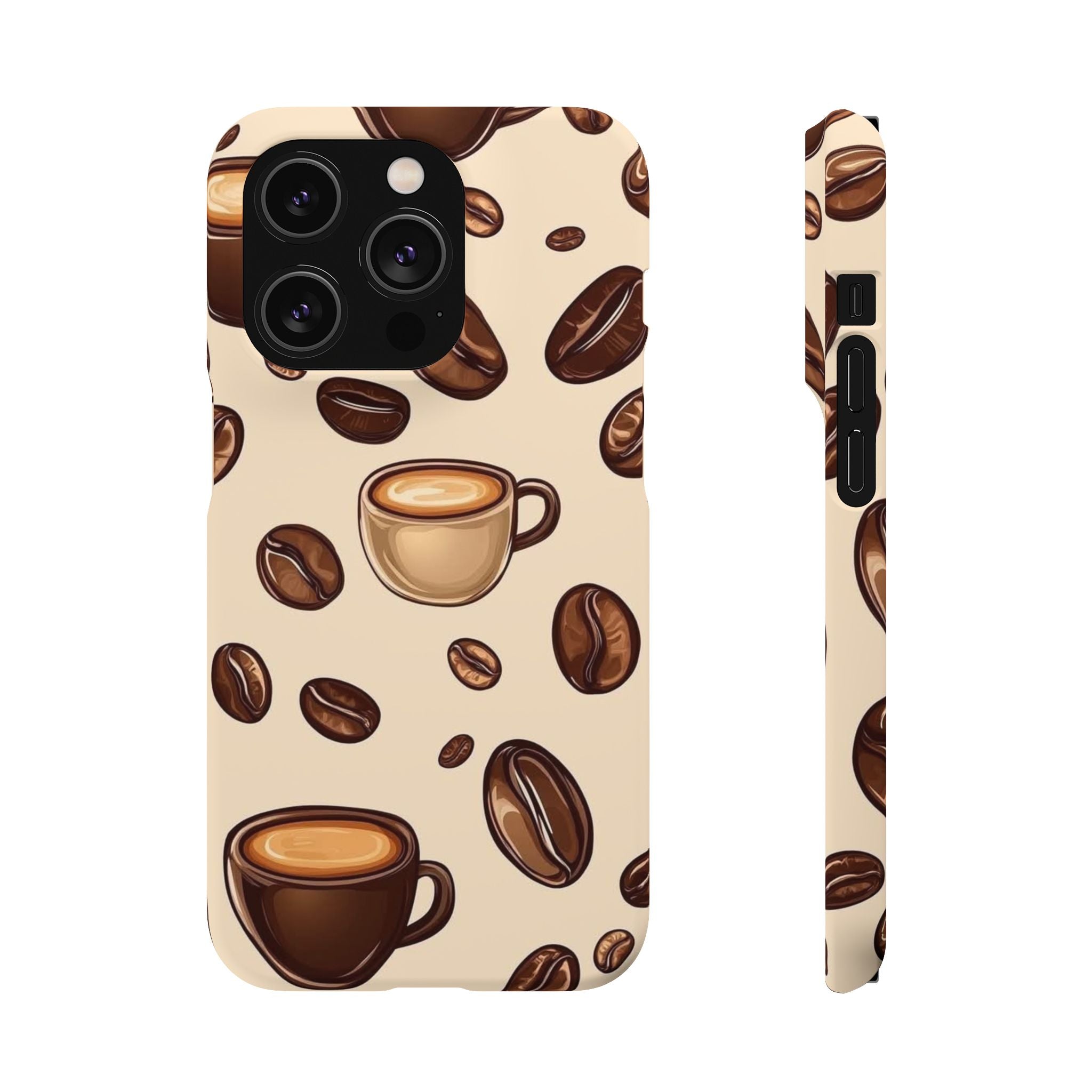 Coffee Lover Snap Cases - Cute Coffee-Themed Phone Cover for Baristas, Gifts for Coffee Enthusiasts, Fall Decor, Unique Phone Accessory