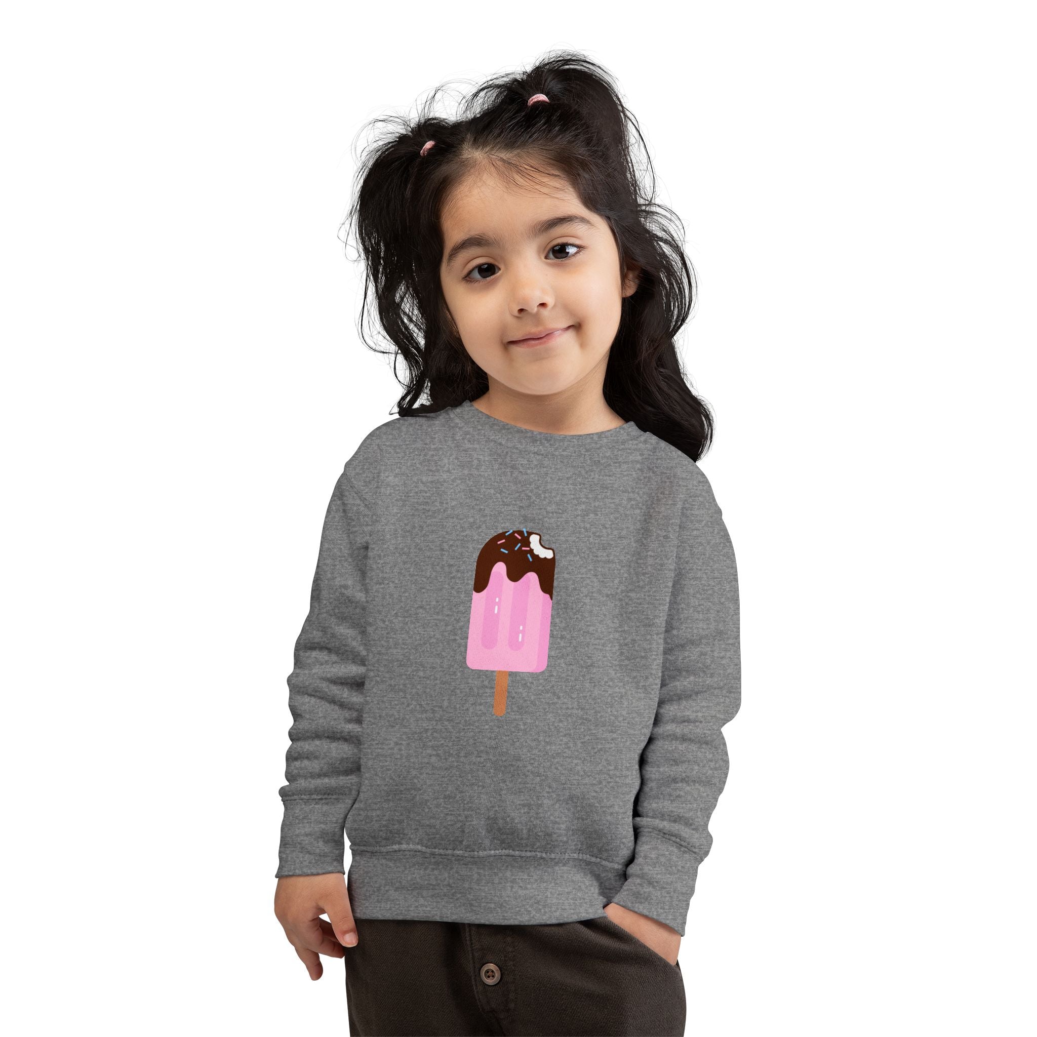 Toddler Sweatshirt Cozy and Durable 60/40 Cotton Polyester Fleece Blend - Threads & Echo