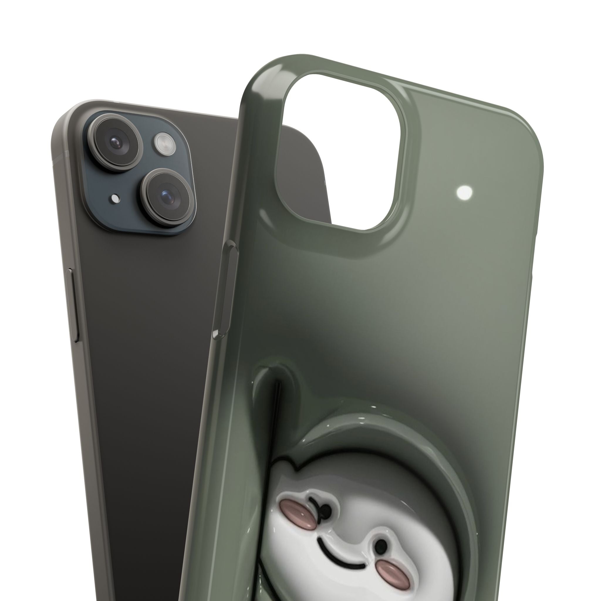 Cute Character Slim Phone Case | Whimsical Protection for Phones | Aesthetic Gift for Teens | Adorable Accessories | Trendy Tech Cases