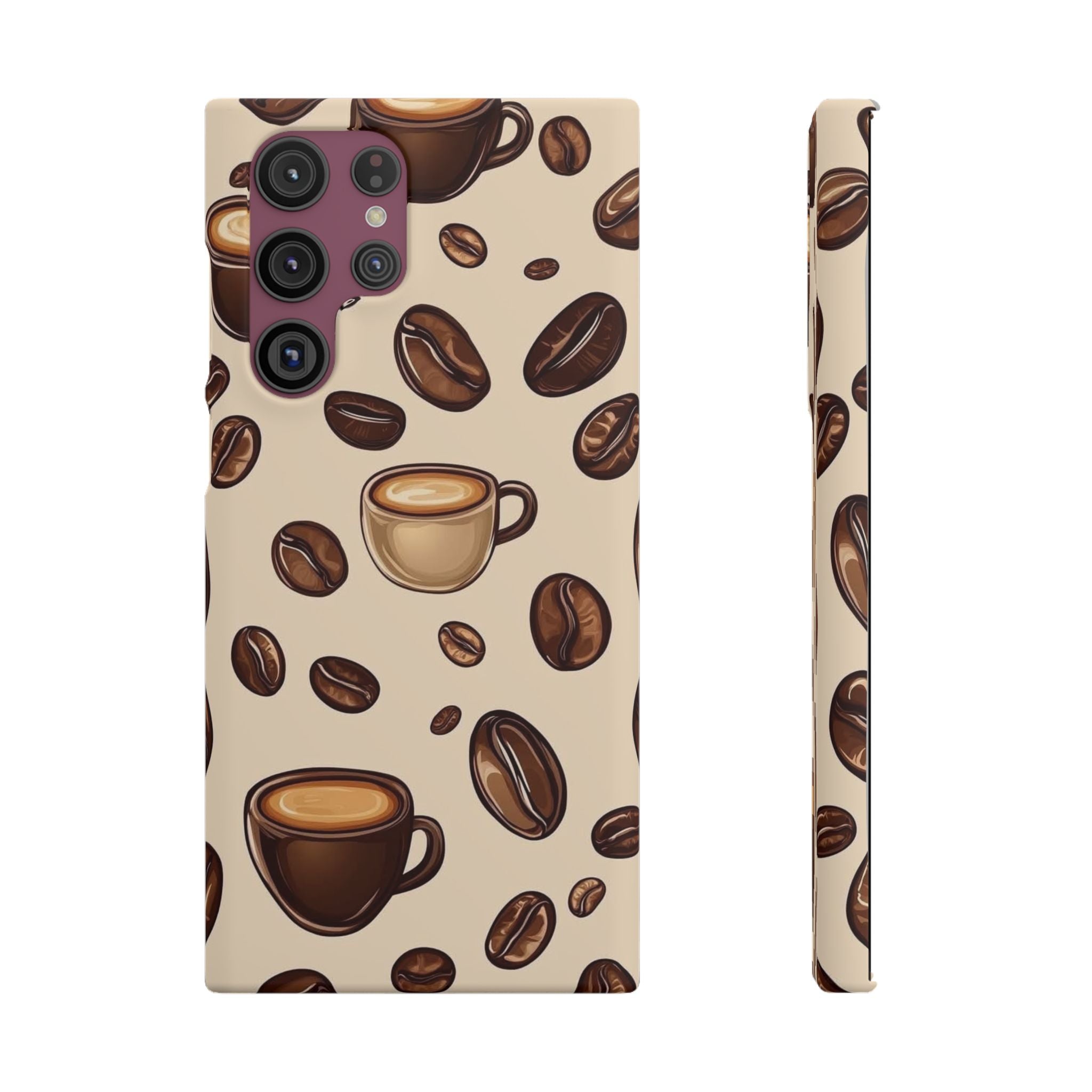 Coffee Lover Snap Cases - Cute Coffee-Themed Phone Cover for Baristas, Gifts for Coffee Enthusiasts, Fall Decor, Unique Phone Accessory
