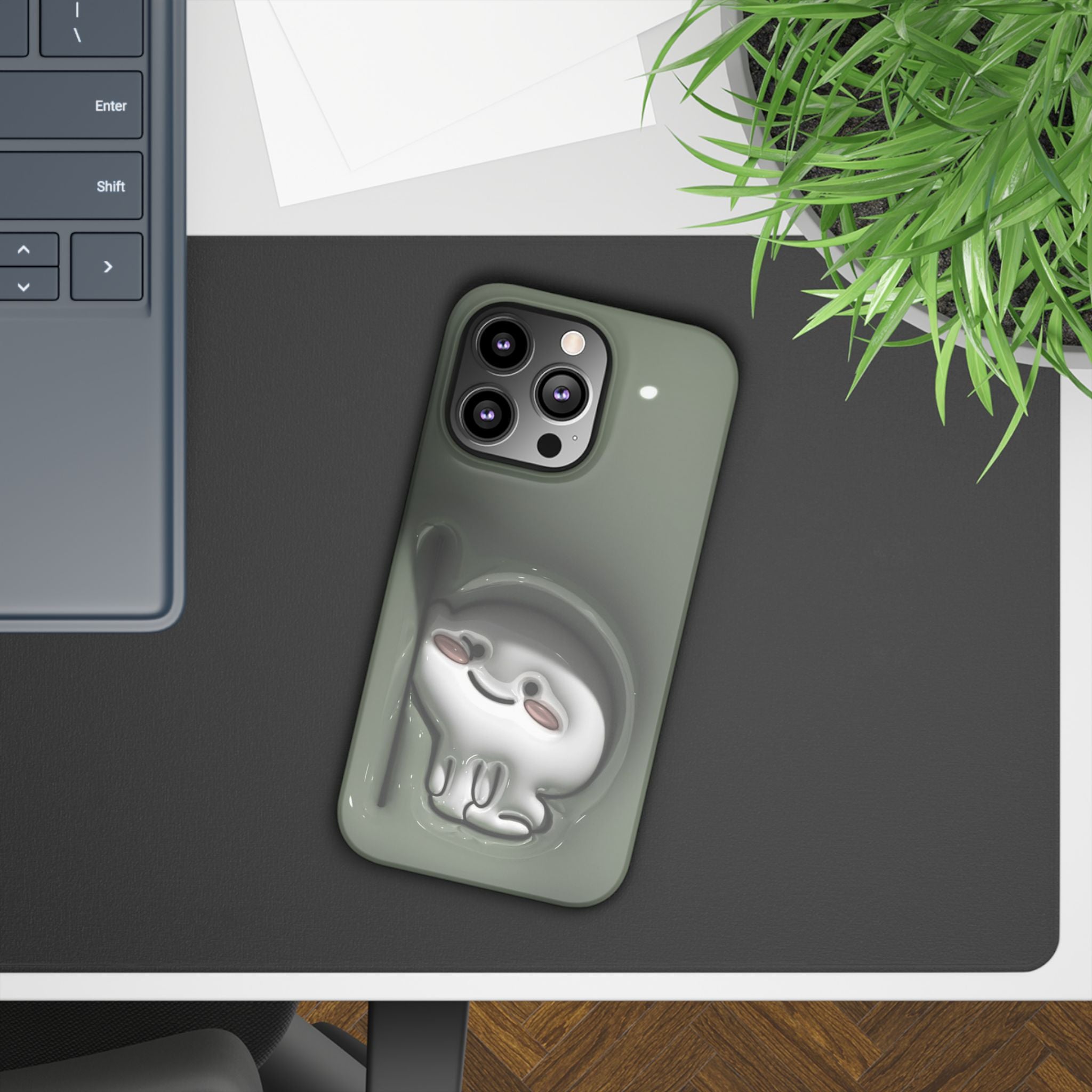Cute Character Slim Phone Case | Whimsical Protection for Phones | Aesthetic Gift for Teens | Adorable Accessories | Trendy Tech Cases