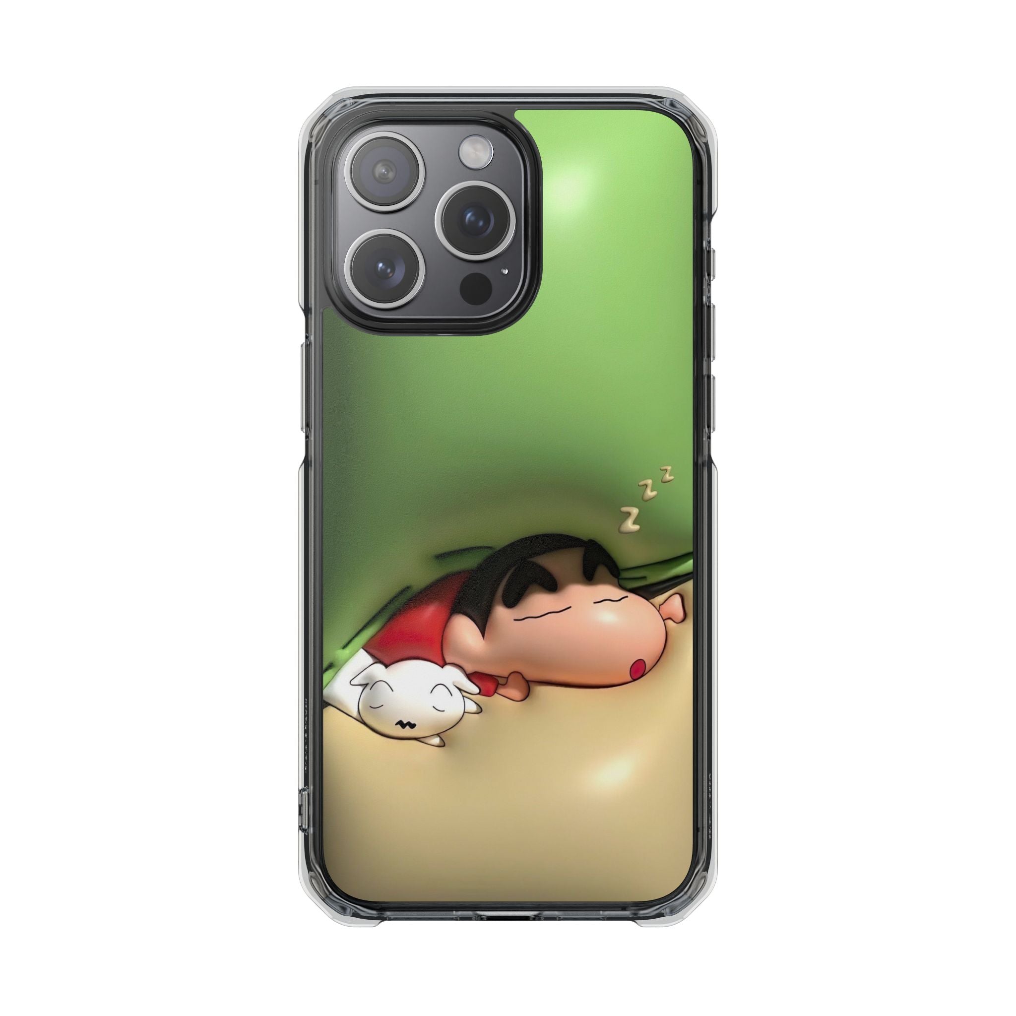 Cute Cartoon Magnetic Phone Case, Clear Impact Case, Fun Phone Cover for Kids, Gift for Anime Lovers, Unique Phone Accessory
