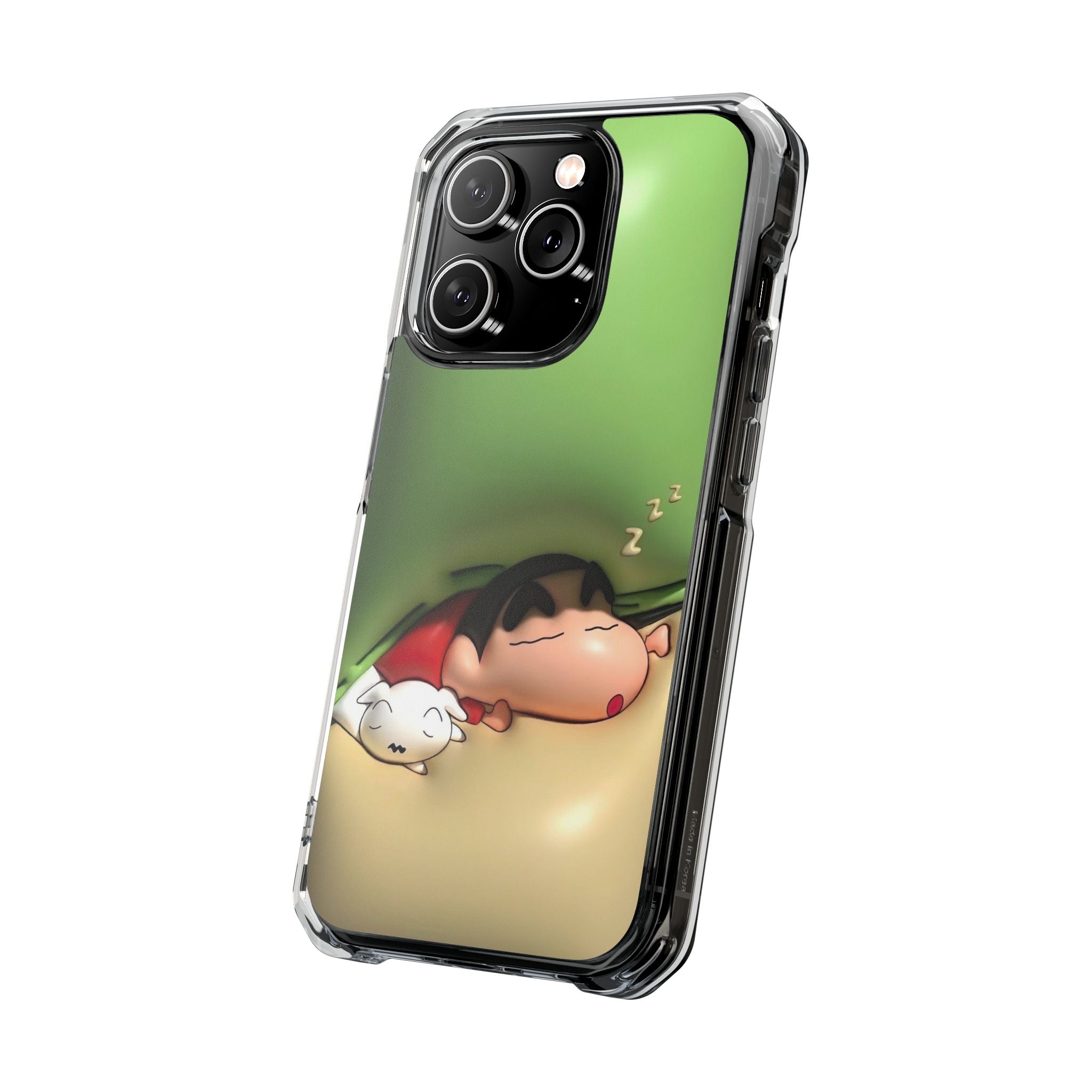 Cute Cartoon Magnetic Phone Case, Clear Impact Case, Fun Phone Cover for Kids, Gift for Anime Lovers, Unique Phone Accessory