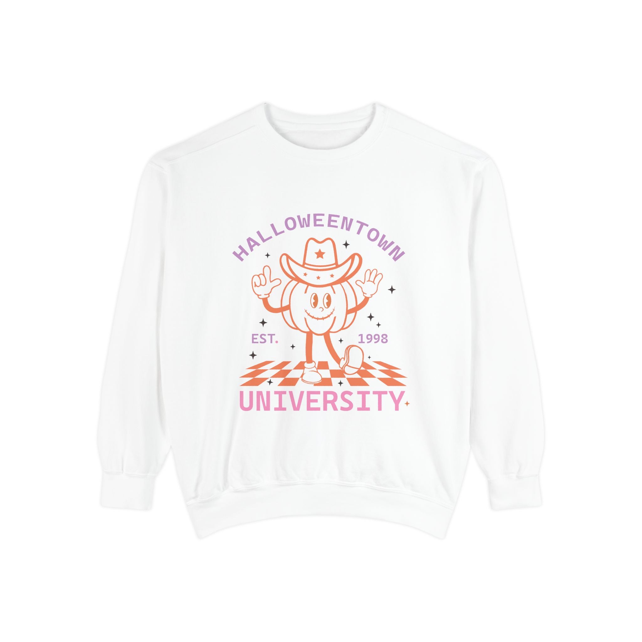 Halloween Town Sweatshirt, Cozy Fall Apparel, Unisex Halloween Clothing, Funny Sweatshirt, Trick or Treat Outfit, Gift for Halloween Lovers