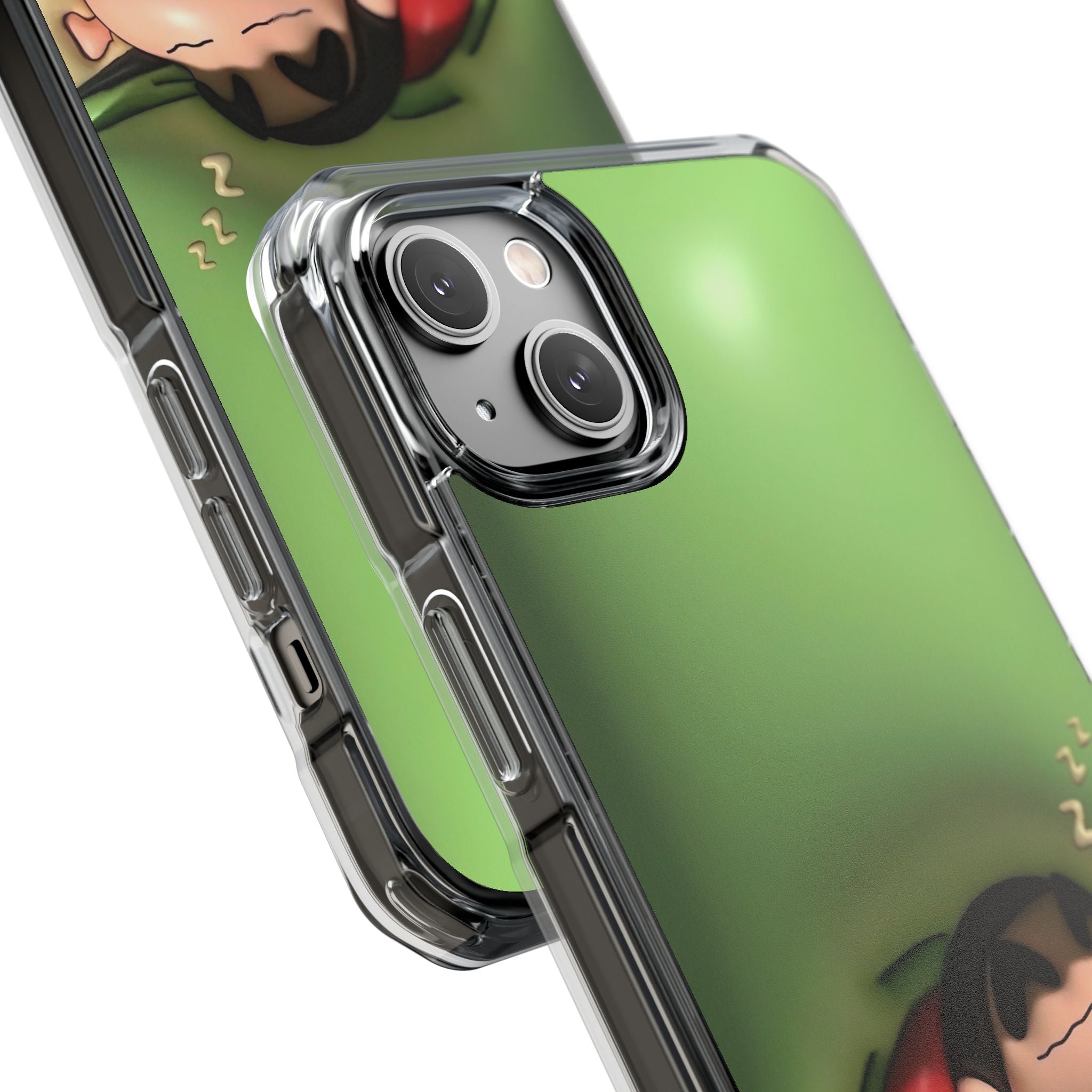 Cute Cartoon Magnetic Phone Case, Clear Impact Case, Fun Phone Cover for Kids, Gift for Anime Lovers, Unique Phone Accessory