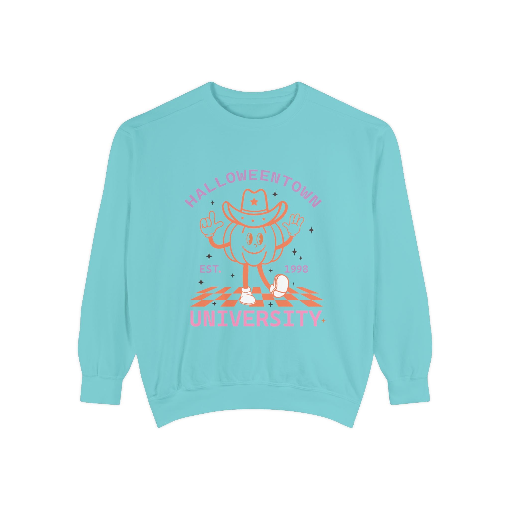 Halloween Town Sweatshirt, Cozy Fall Apparel, Unisex Halloween Clothing, Funny Sweatshirt, Trick or Treat Outfit, Gift for Halloween Lovers