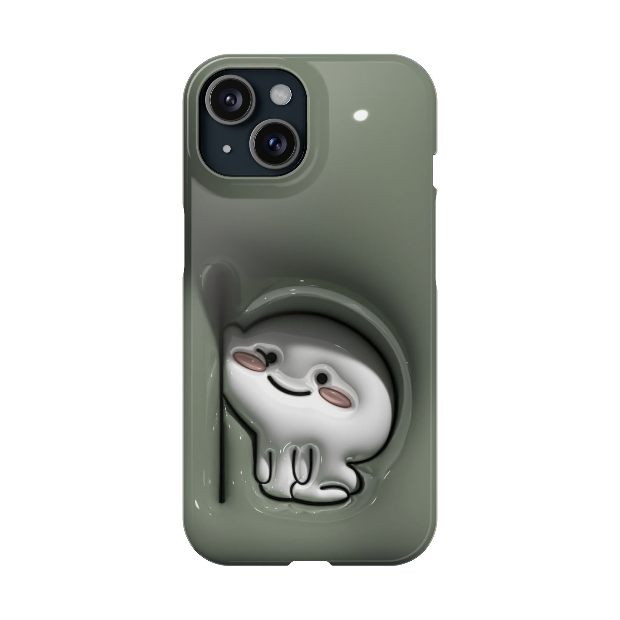 Cute Character Slim Phone Case | Whimsical Protection for Phones | Aesthetic Gift for Teens | Adorable Accessories | Trendy Tech Cases