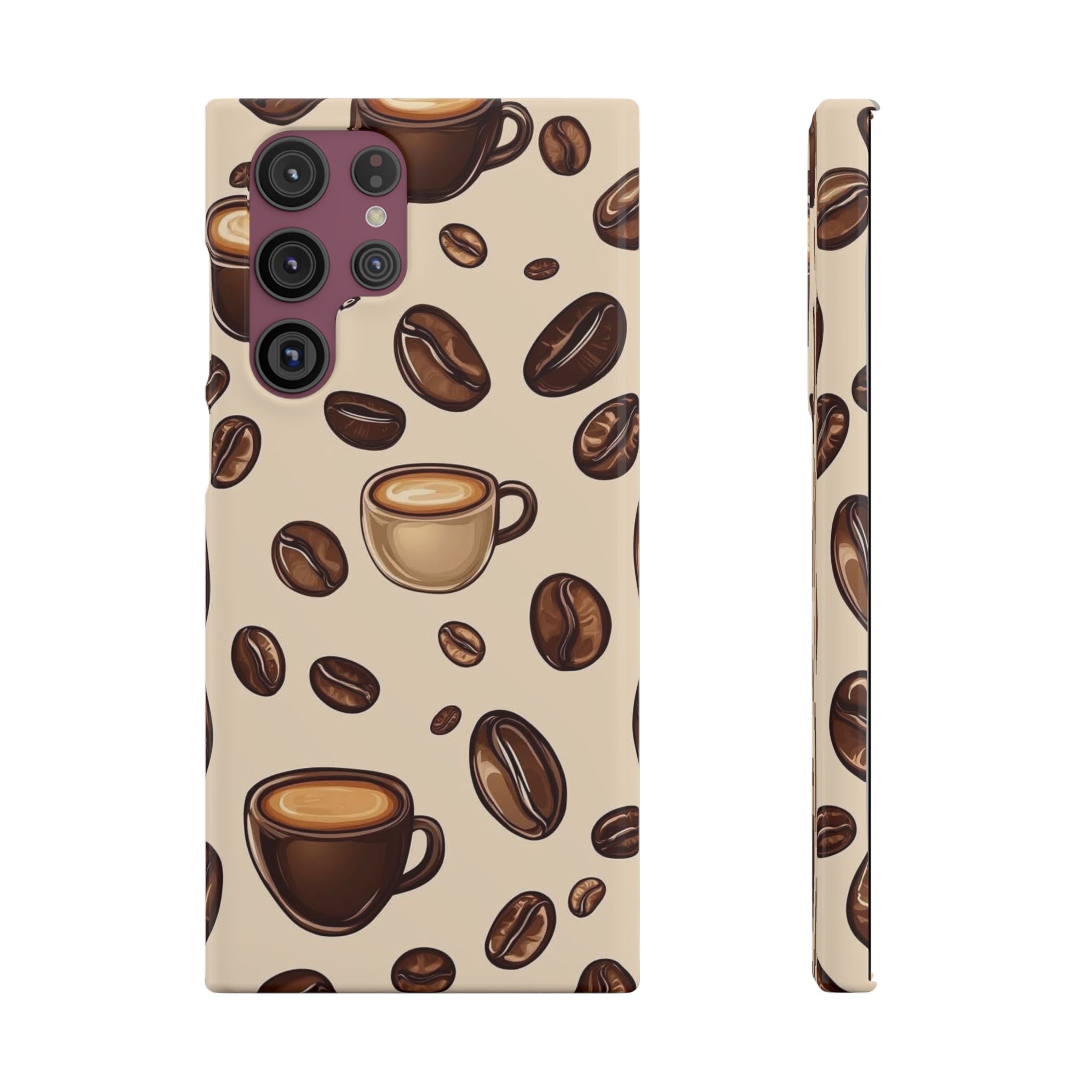 Coffee Lover Snap Cases - Cute Coffee-Themed Phone Cover for Baristas, Gifts for Coffee Enthusiasts, Fall Decor, Unique Phone Accessory