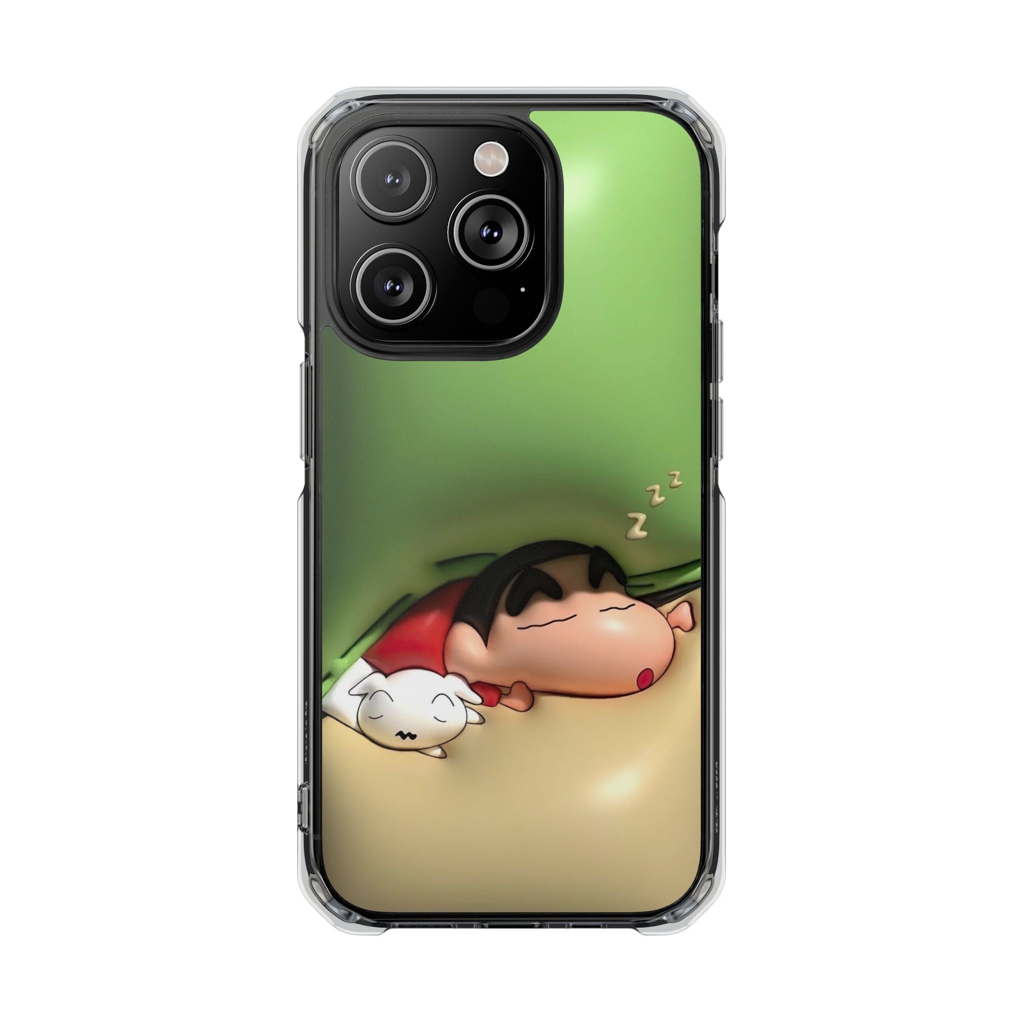 Cute Cartoon Magnetic Phone Case, Clear Impact Case, Fun Phone Cover for Kids, Gift for Anime Lovers, Unique Phone Accessory