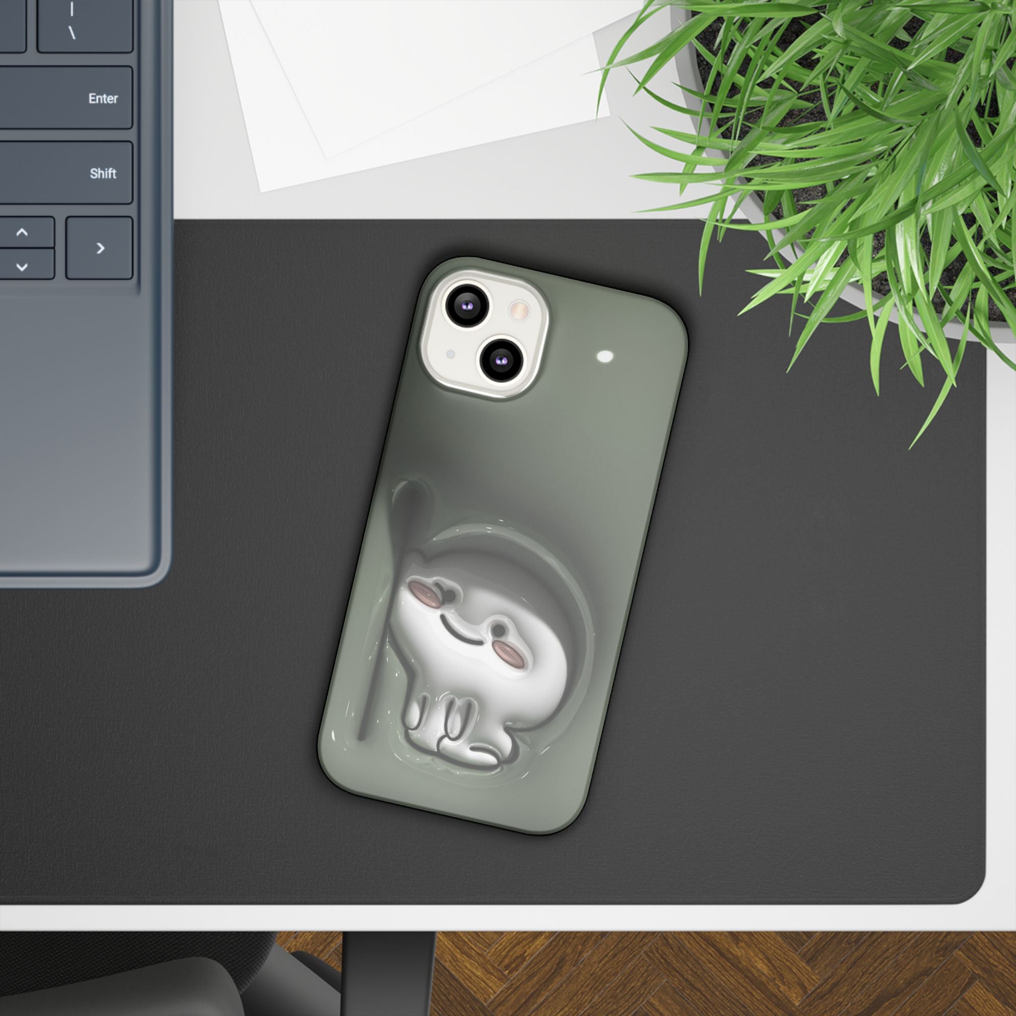 Cute Character Slim Phone Case | Whimsical Protection for Phones | Aesthetic Gift for Teens | Adorable Accessories | Trendy Tech Cases