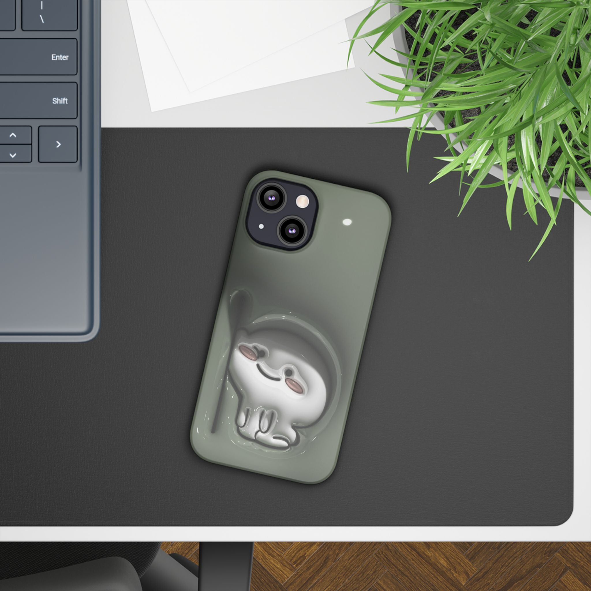 Cute Character Slim Phone Case | Whimsical Protection for Phones | Aesthetic Gift for Teens | Adorable Accessories | Trendy Tech Cases