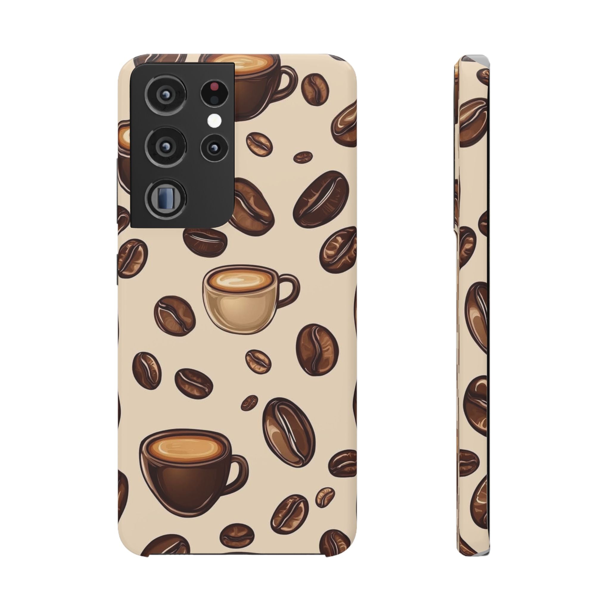 Coffee Lover Snap Cases - Cute Coffee-Themed Phone Cover for Baristas, Gifts for Coffee Enthusiasts, Fall Decor, Unique Phone Accessory
