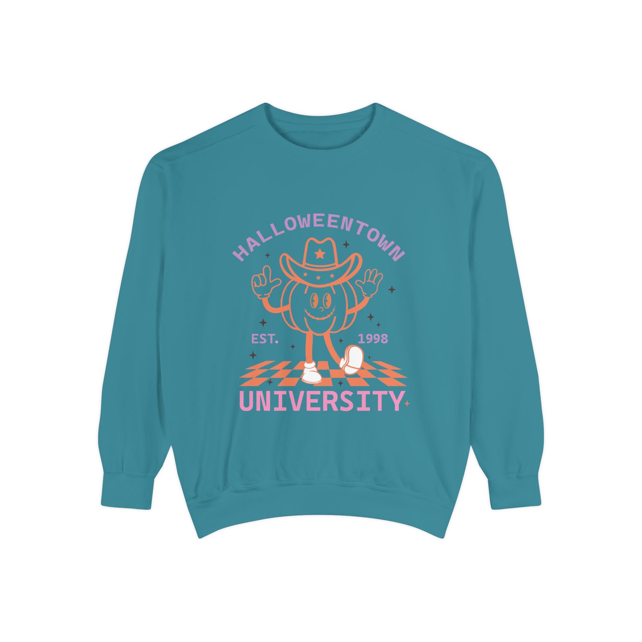 Halloween Town Sweatshirt, Cozy Fall Apparel, Unisex Halloween Clothing, Funny Sweatshirt, Trick or Treat Outfit, Gift for Halloween Lovers