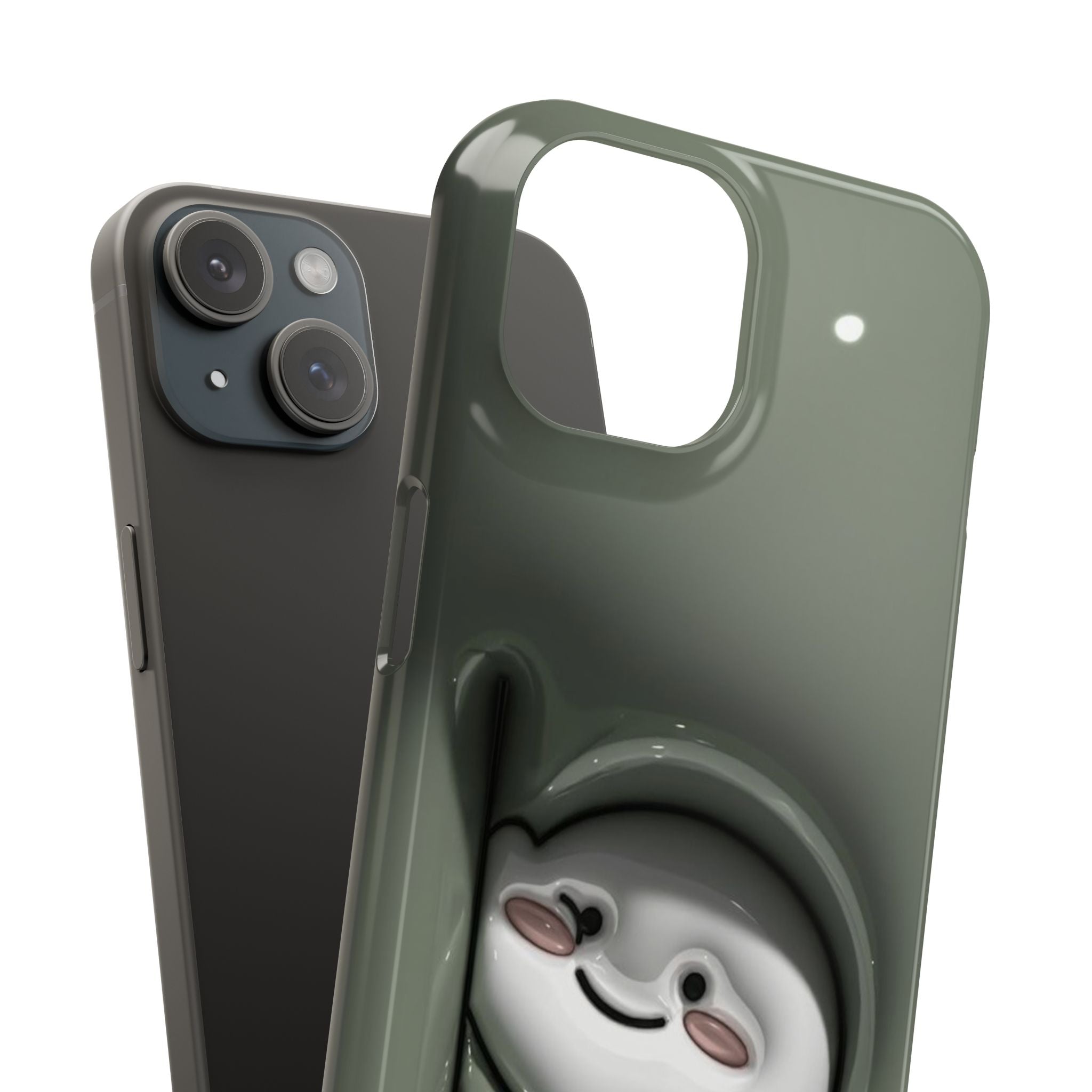 Cute Character Slim Phone Case | Whimsical Protection for Phones | Aesthetic Gift for Teens | Adorable Accessories | Trendy Tech Cases