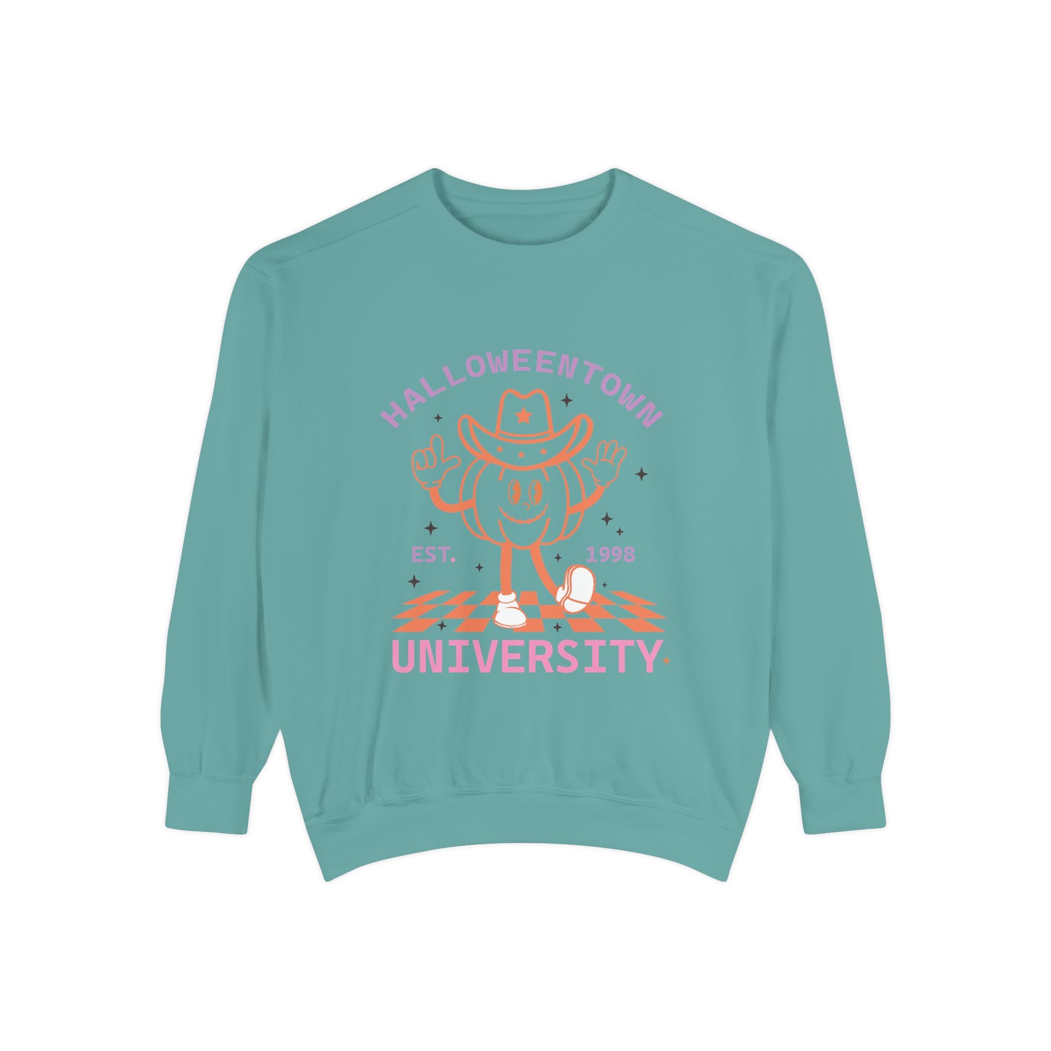 Halloween Town Sweatshirt, Cozy Fall Apparel, Unisex Halloween Clothing, Funny Sweatshirt, Trick or Treat Outfit, Gift for Halloween Lovers