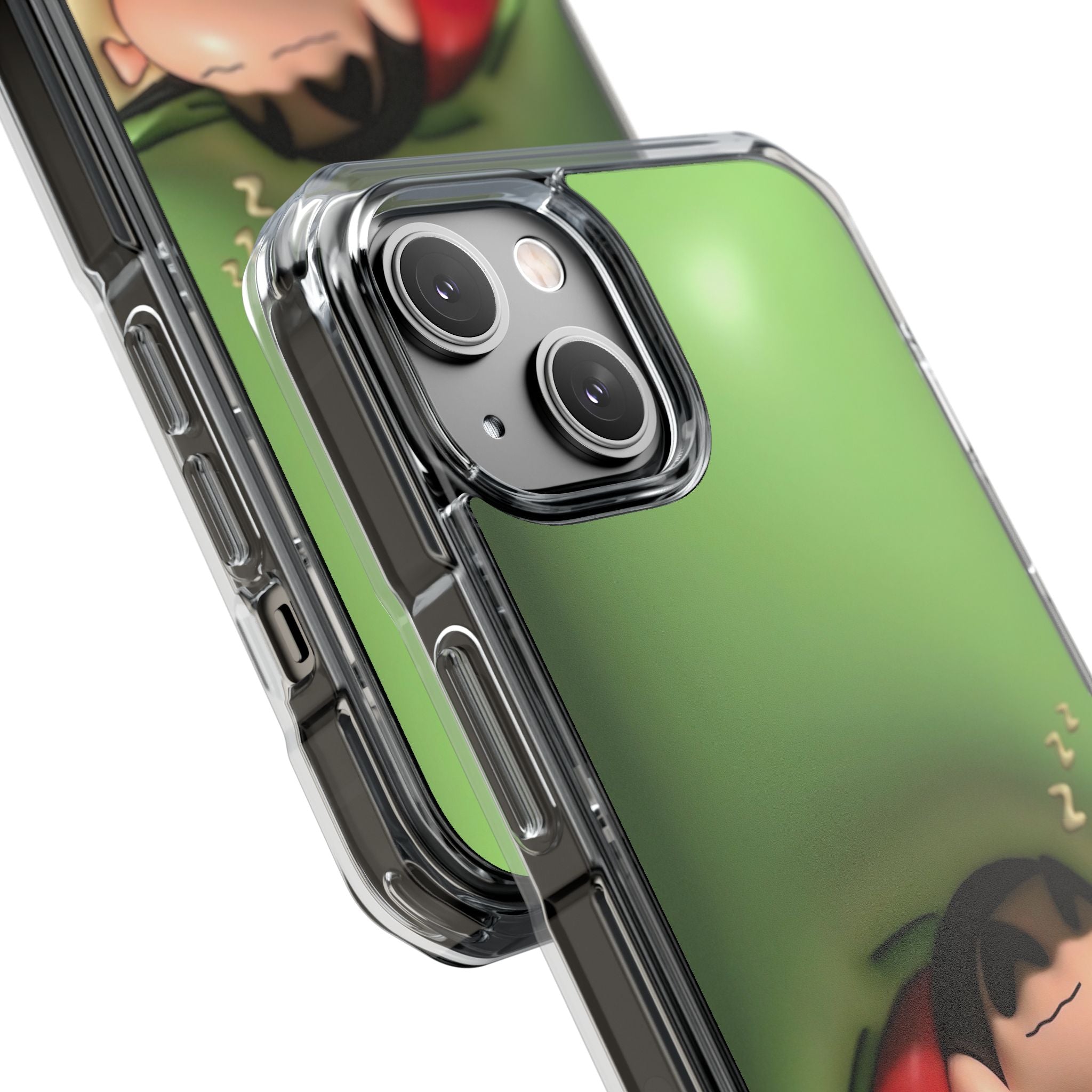 Cute Cartoon Magnetic Phone Case, Clear Impact Case, Fun Phone Cover for Kids, Gift for Anime Lovers, Unique Phone Accessory