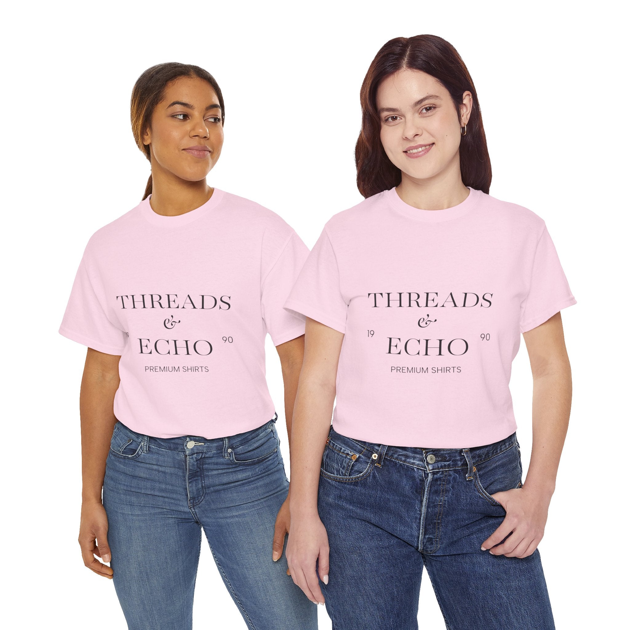Classic Graphic Tee, Casual Everyday Wear, Unisex Cotton Shirt, Gift for Her/Him, Trendy Streetwear, Birthday/Anniversary/Graduation Gift - Threads & Echo