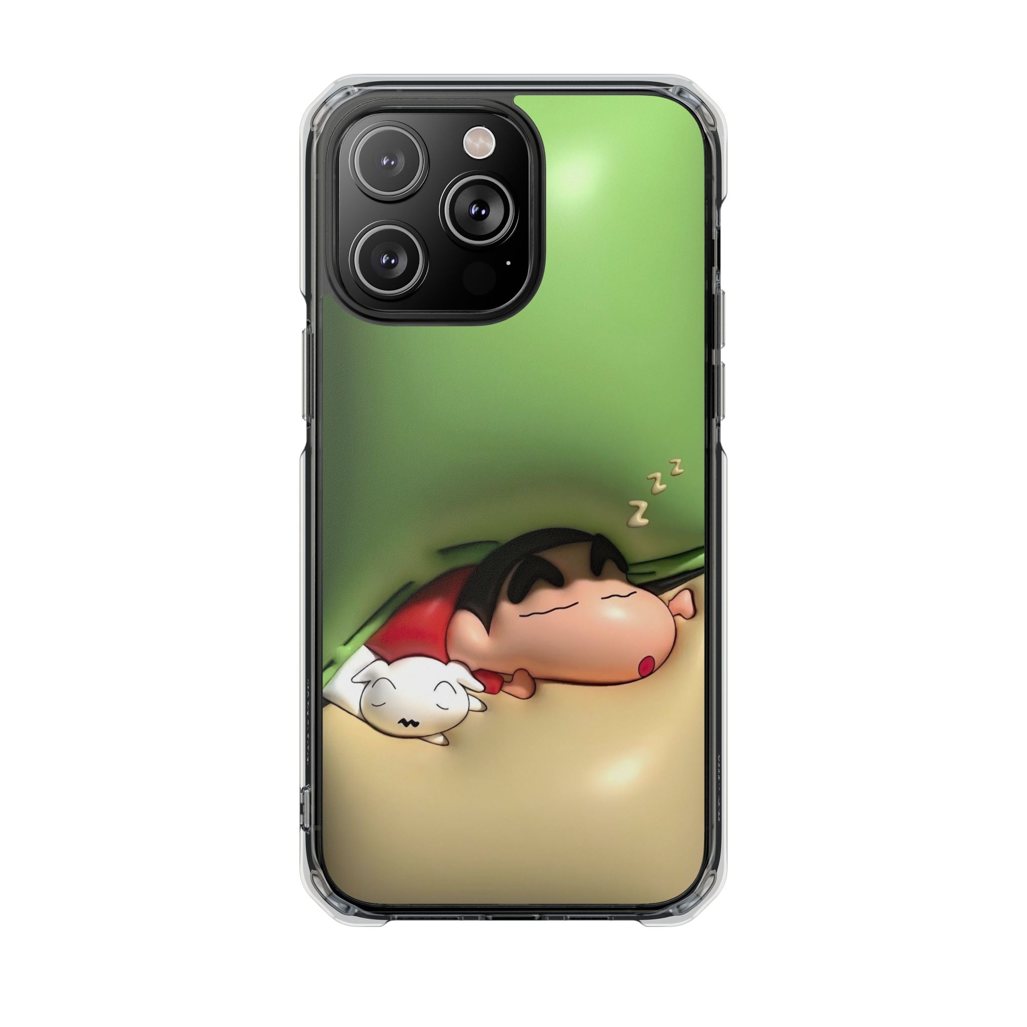 Cute Cartoon Magnetic Phone Case, Clear Impact Case, Fun Phone Cover for Kids, Gift for Anime Lovers, Unique Phone Accessory