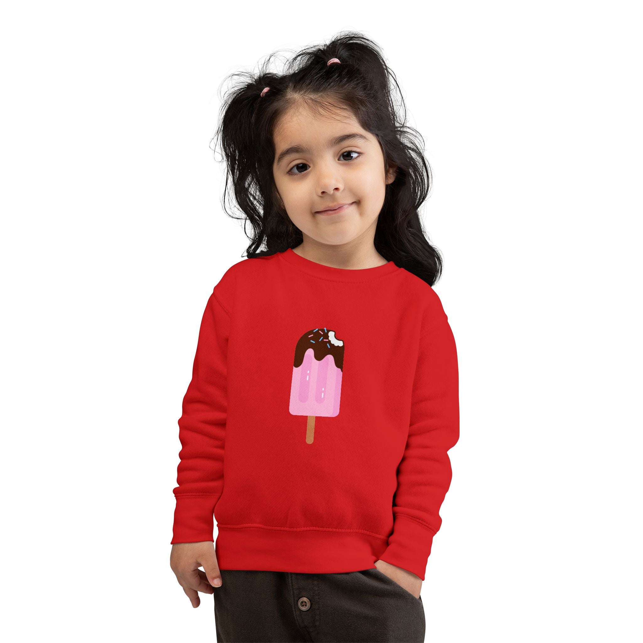 Toddler Sweatshirt Cozy and Durable 60/40 Cotton Polyester Fleece Blend - Threads & Echo