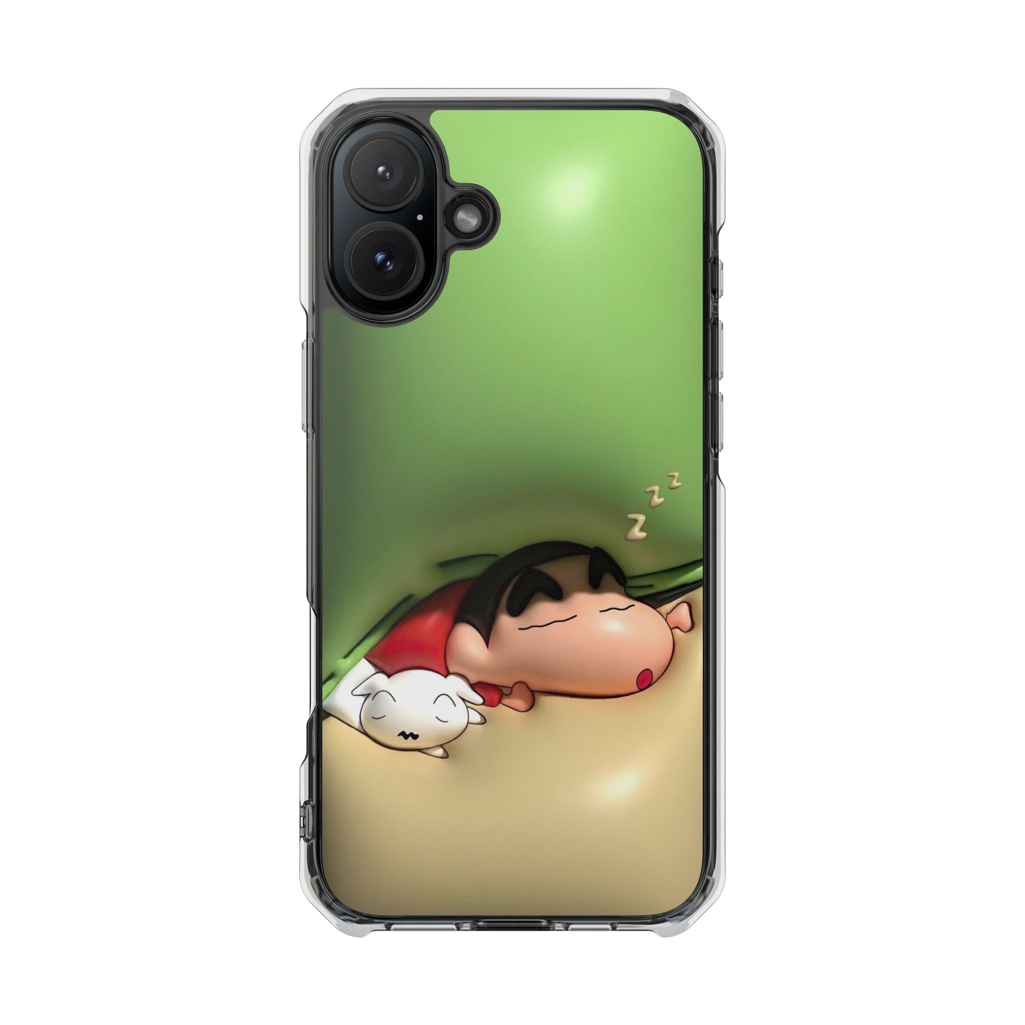Cute Cartoon Magnetic Phone Case, Clear Impact Case, Fun Phone Cover for Kids, Gift for Anime Lovers, Unique Phone Accessory