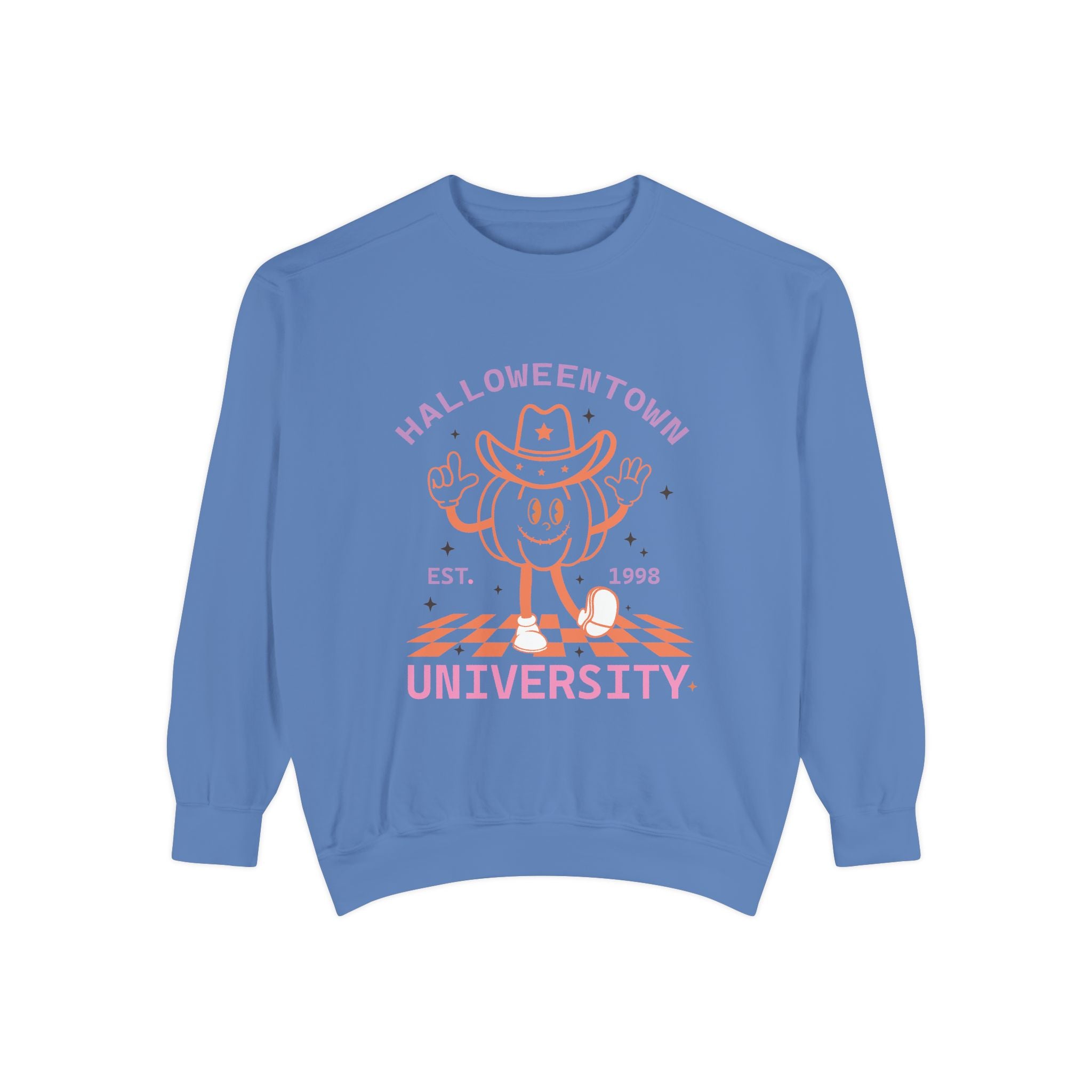 Halloween Town Sweatshirt, Cozy Fall Apparel, Unisex Halloween Clothing, Funny Sweatshirt, Trick or Treat Outfit, Gift for Halloween Lovers