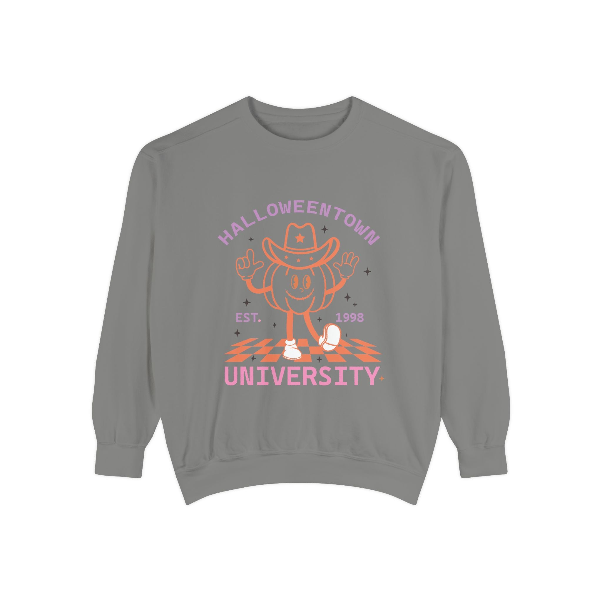 Halloween Town Sweatshirt, Cozy Fall Apparel, Unisex Halloween Clothing, Funny Sweatshirt, Trick or Treat Outfit, Gift for Halloween Lovers