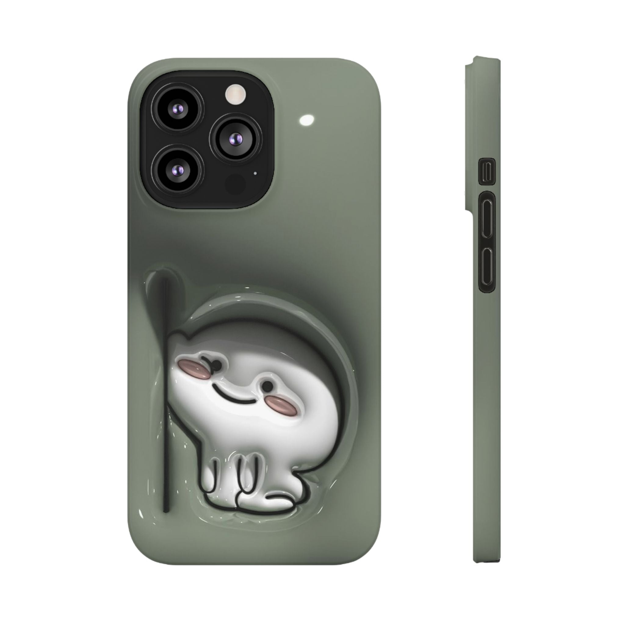 Cute Character Slim Phone Case | Whimsical Protection for Phones | Aesthetic Gift for Teens | Adorable Accessories | Trendy Tech Cases