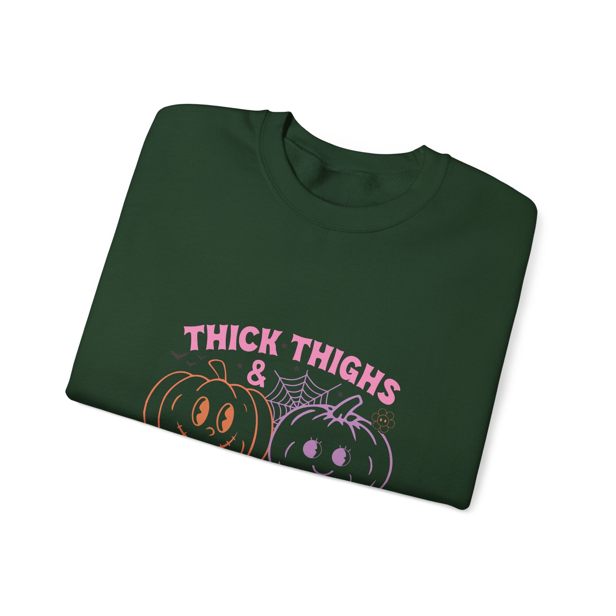 Spooky Vibes Sweatshirt, Pumpkin Crewneck, Halloween Apparel, Cozy Fall Fashion, Unisex Casual Wear, Perfect for Halloween Parties