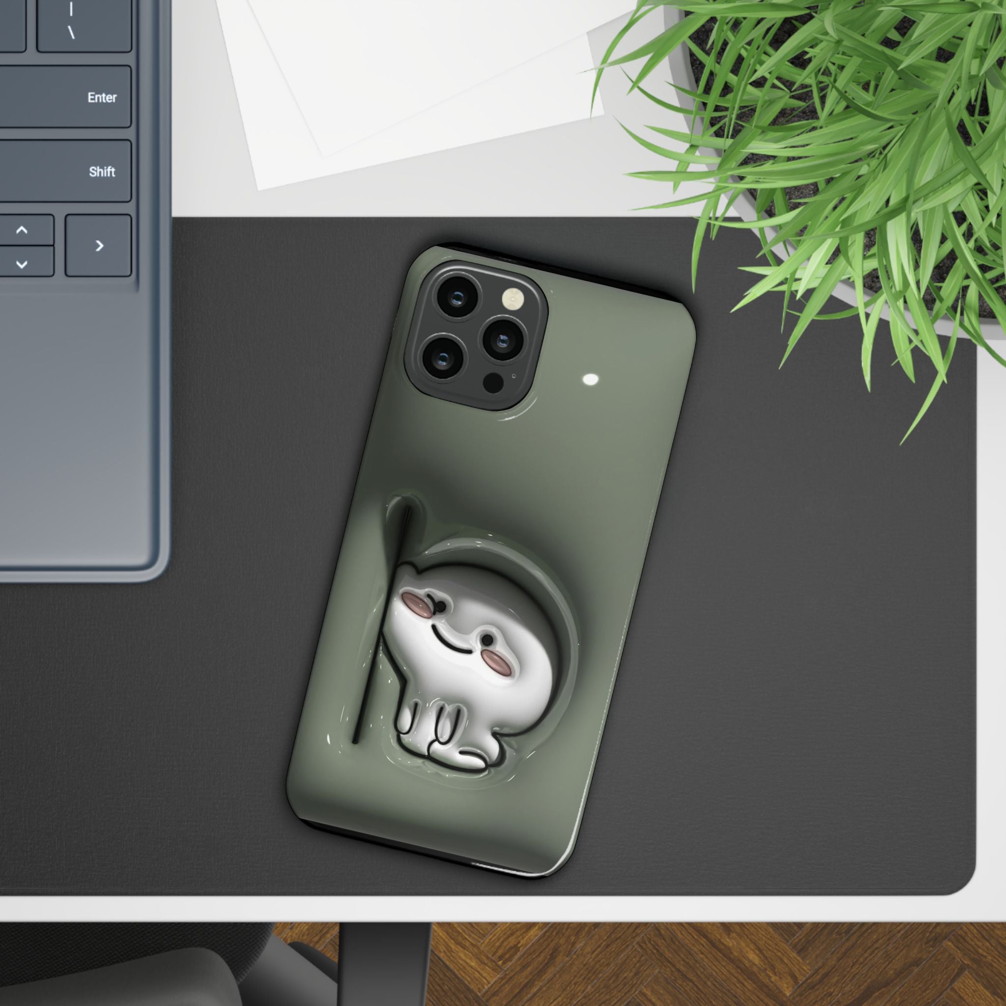 Cute Character Slim Phone Case | Whimsical Protection for Phones | Aesthetic Gift for Teens | Adorable Accessories | Trendy Tech Cases