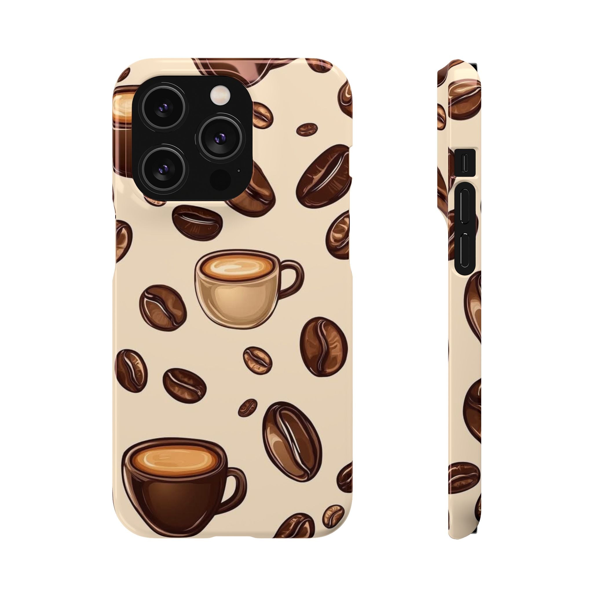 Coffee Lover Snap Cases - Cute Coffee-Themed Phone Cover for Baristas, Gifts for Coffee Enthusiasts, Fall Decor, Unique Phone Accessory