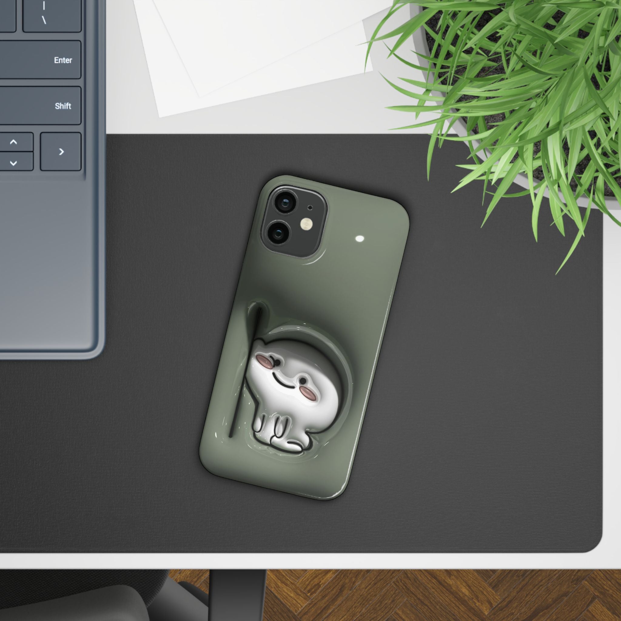 Cute Character Slim Phone Case | Whimsical Protection for Phones | Aesthetic Gift for Teens | Adorable Accessories | Trendy Tech Cases